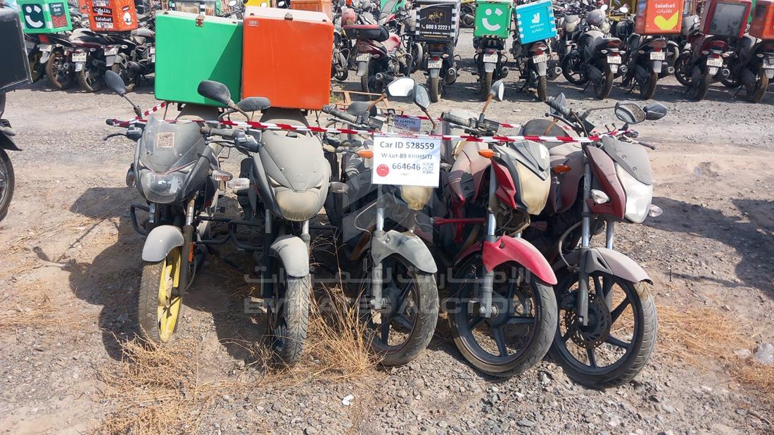 5 Motorbikes — Full Front View — Photo 1
