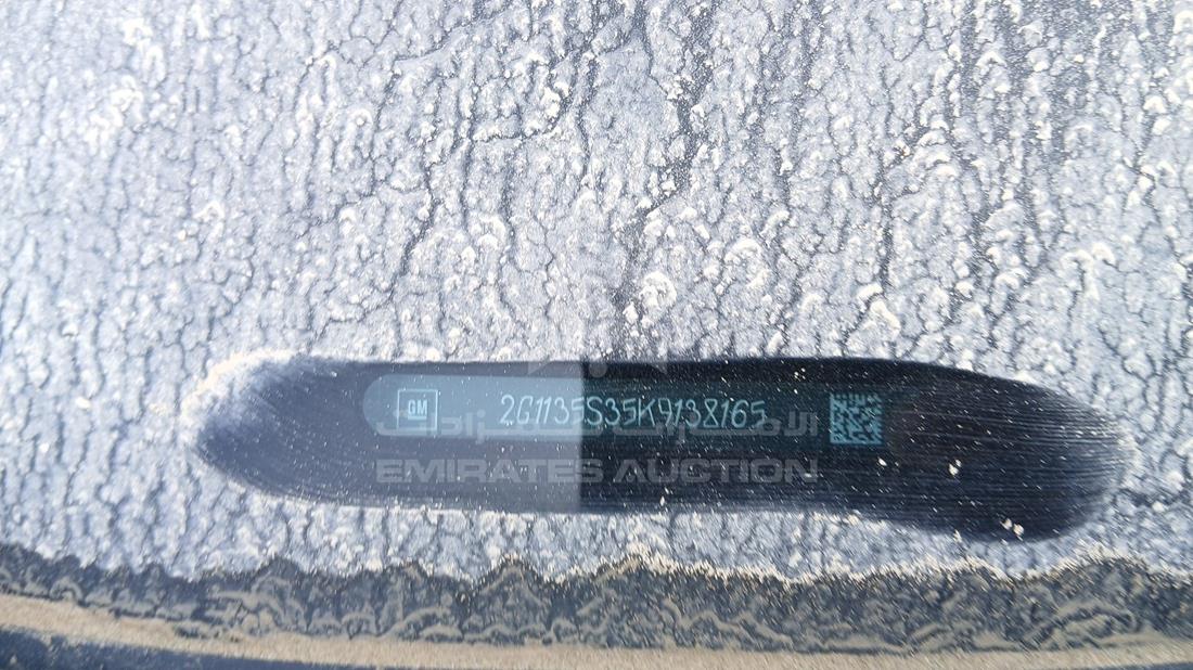 2019 Chevrolet Impala — VIN on Frame — Photo 3