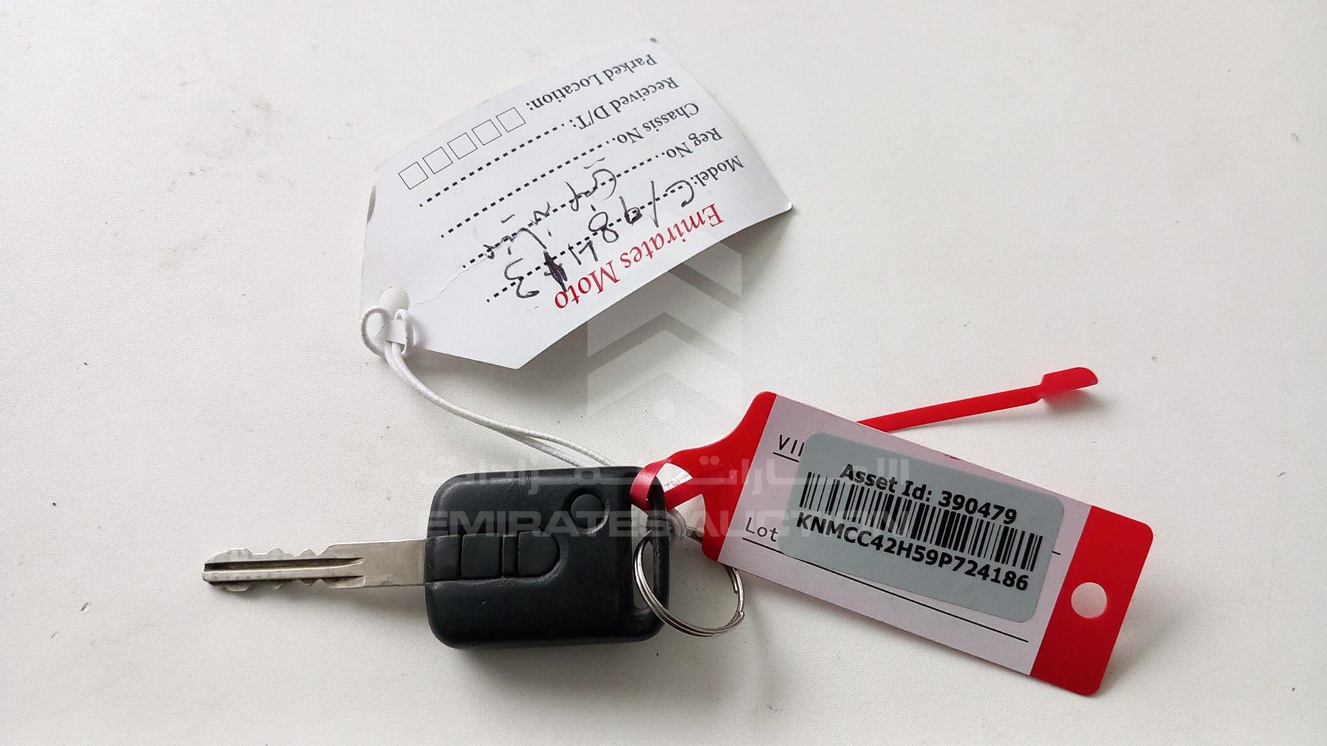 2009 NISSAN SUNNY VIN: KNMCC42H59P724186