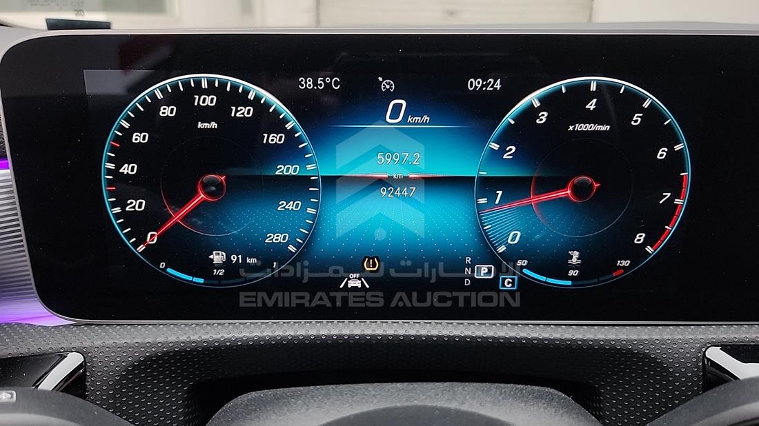 مرسيدس A 35 2020 — قراءة العداد — صورة 2