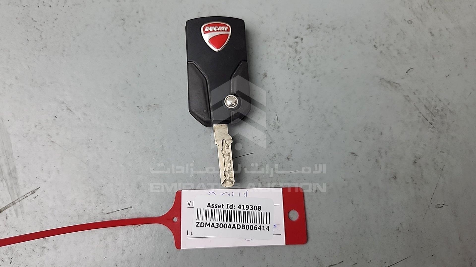 2013 DUCATI --- VIN: ZDMA300AADB006414