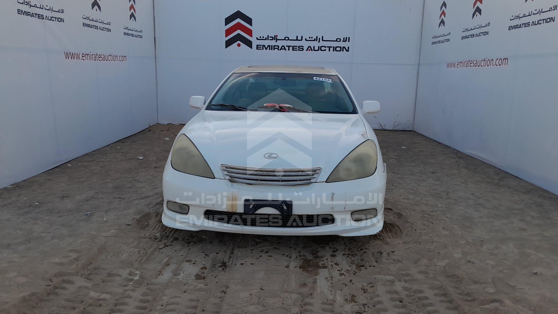 2003 LEXUS ES 300 VIN: JTHBF30G536012344