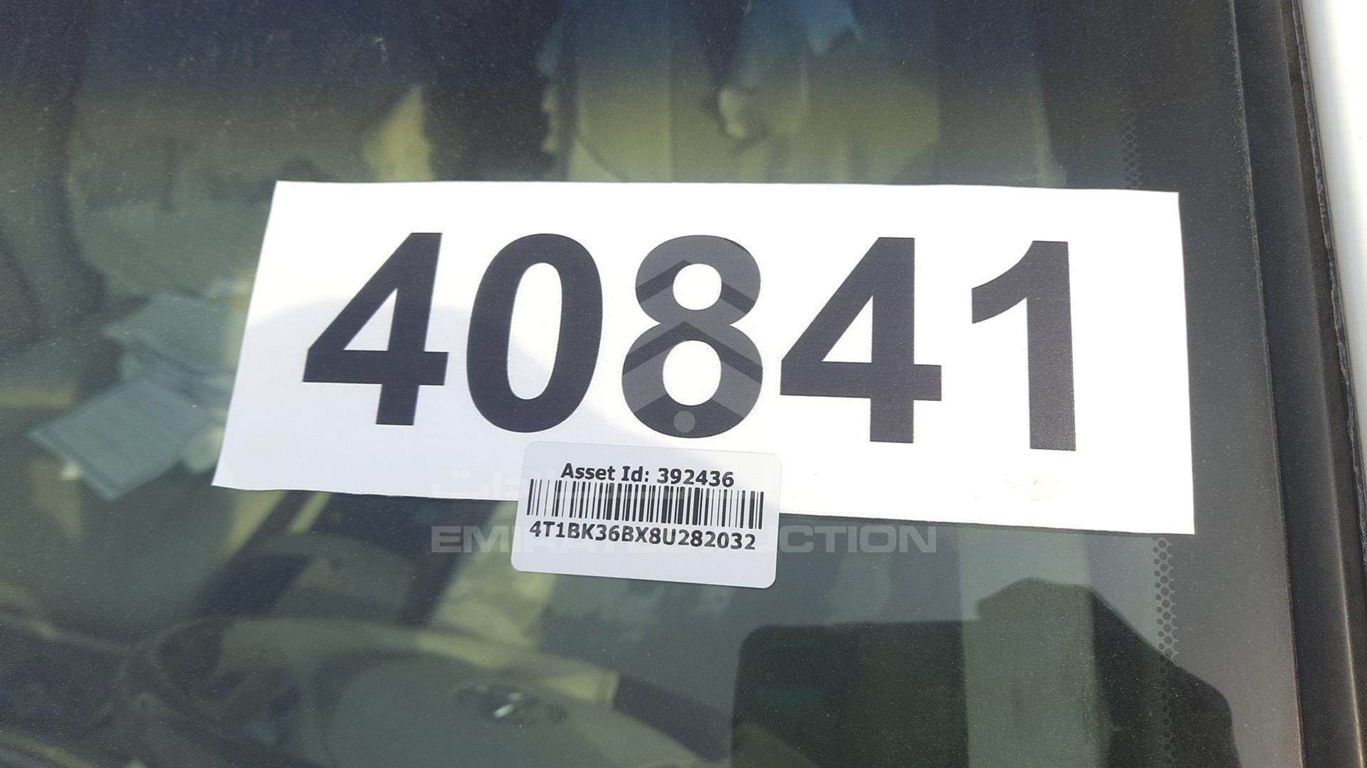 2008 TOYOTA AVALON VIN: 4T1BK36BX8U282032
