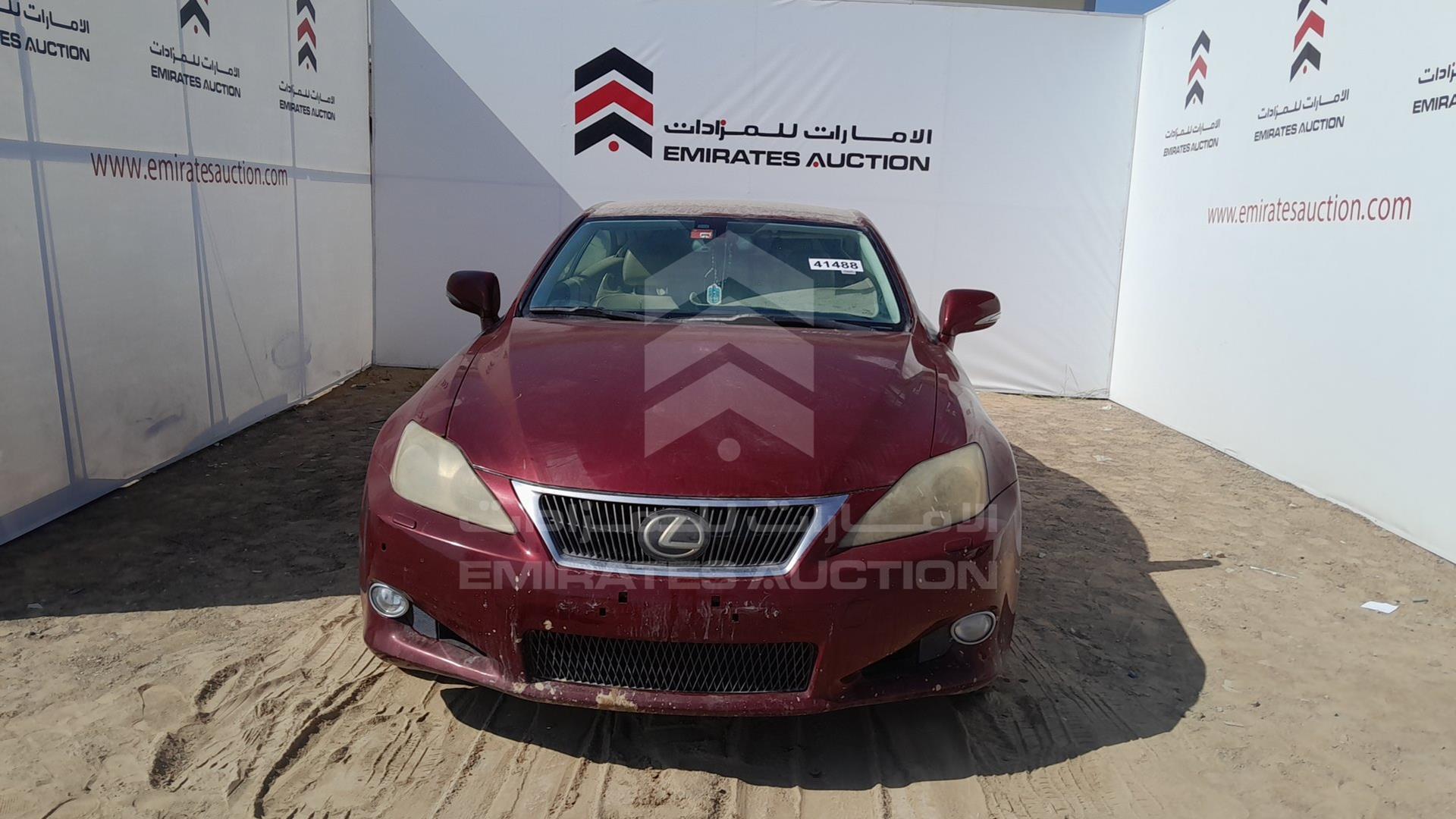 2010 LEXUS IS300 VIN: JTHFG2526A2500731