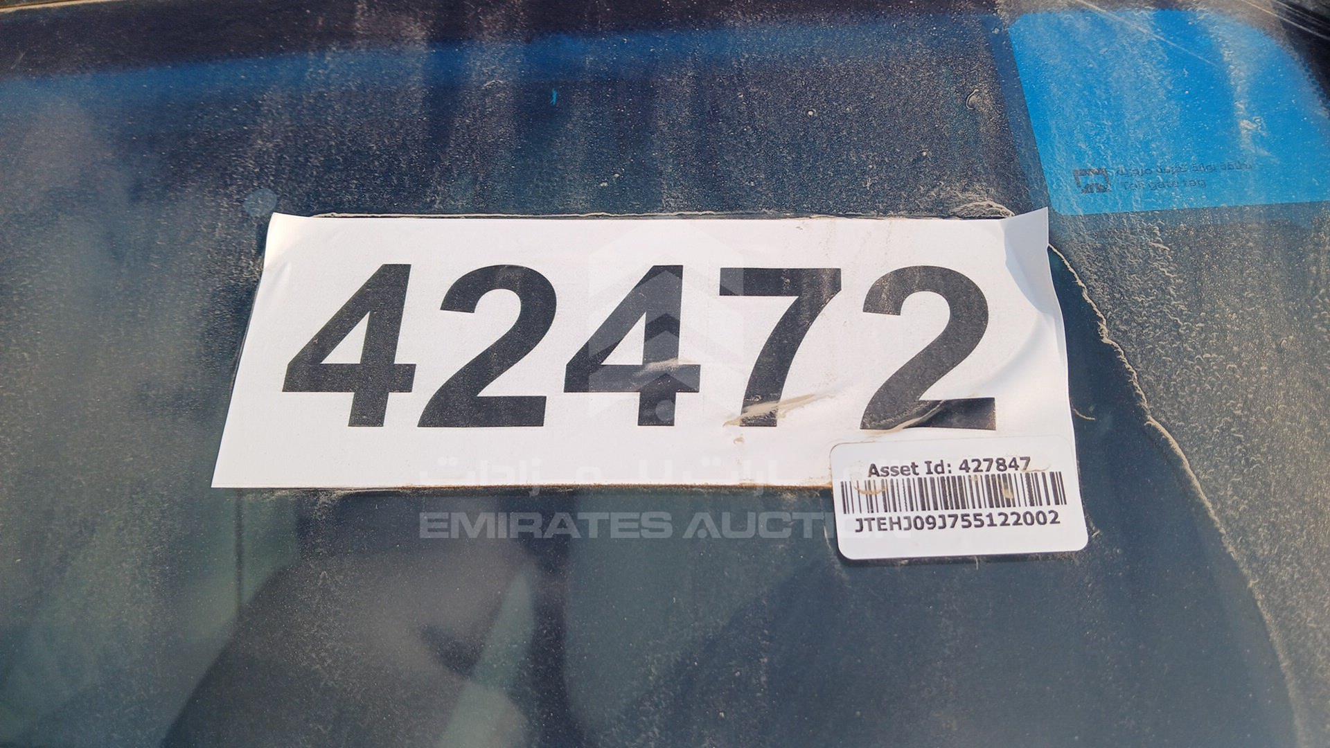 2005 TOYOTA LAND CRUISER VIN: JTEHJ09J755122002