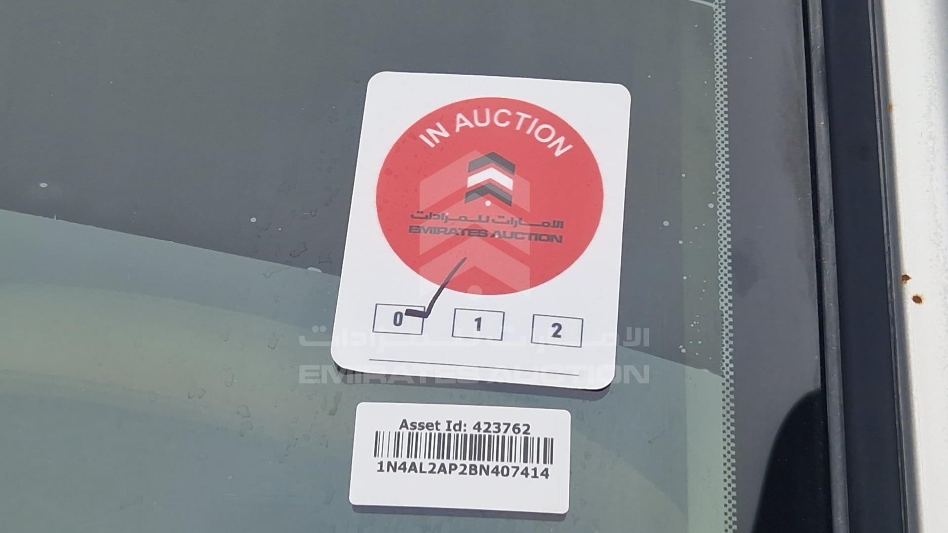 2011 NISSAN ALTIMA VIN: 1N4AL2AP2BN407414