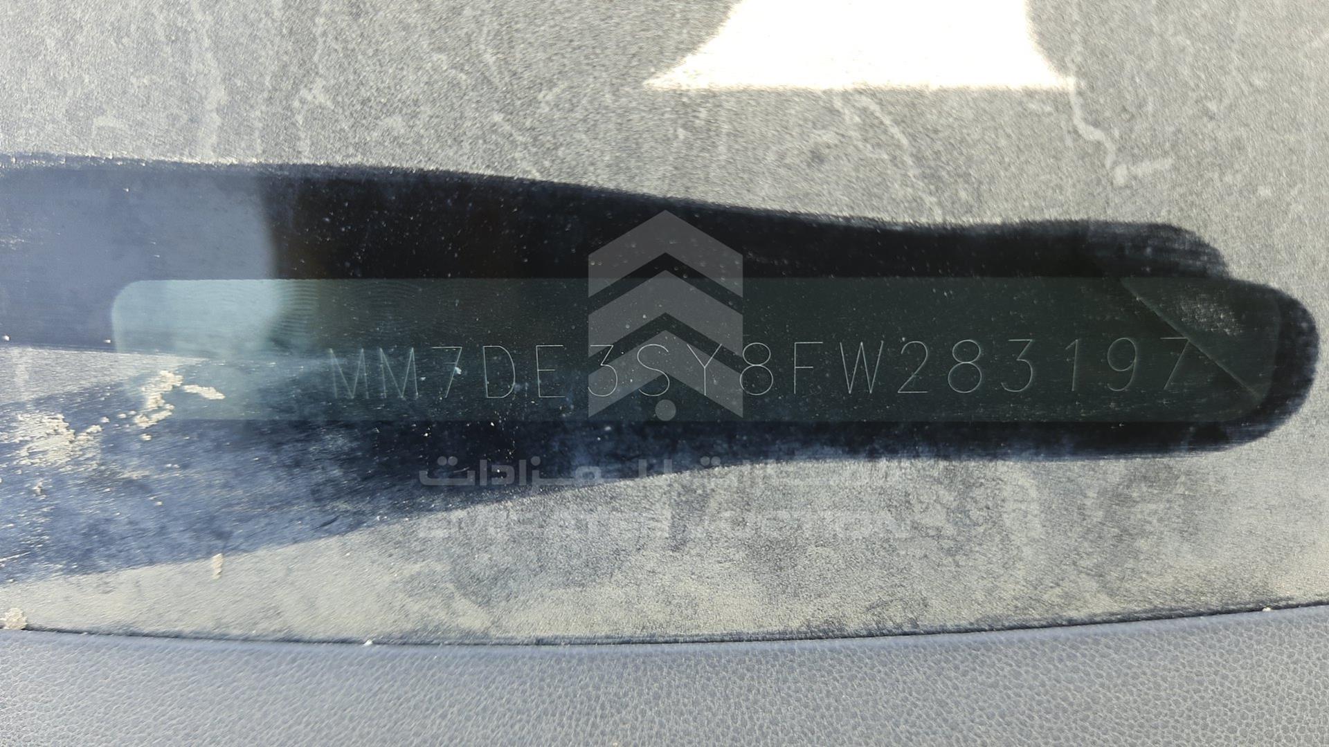 2015 MAZDA 2 VIN: MM7DE3SY8FW283197