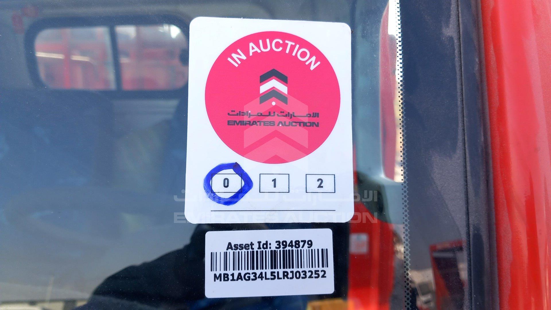 2020 ASHOK LEYLAND PARTNER VIN: MB1AG34L5LRJ03252