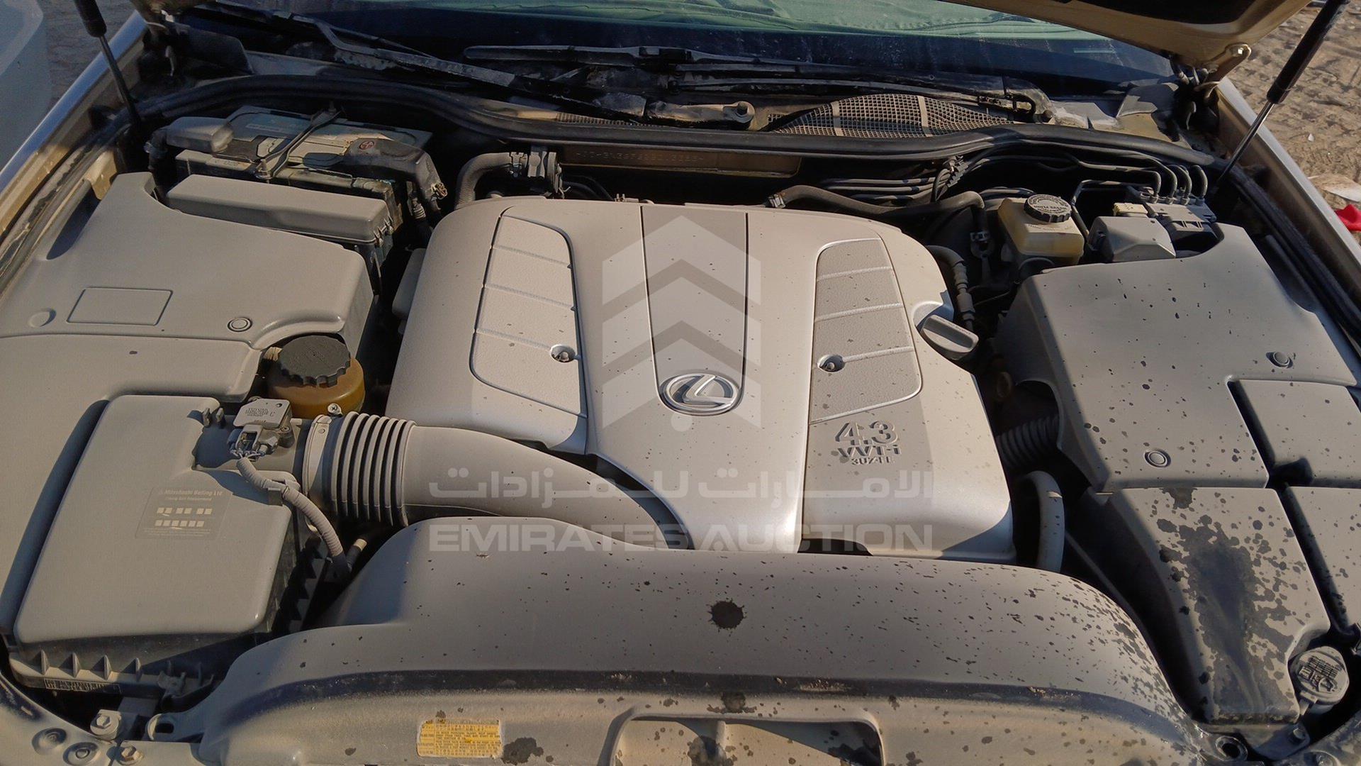 2005 LEXUS LS 430 VIN: JTHBN36F655013383