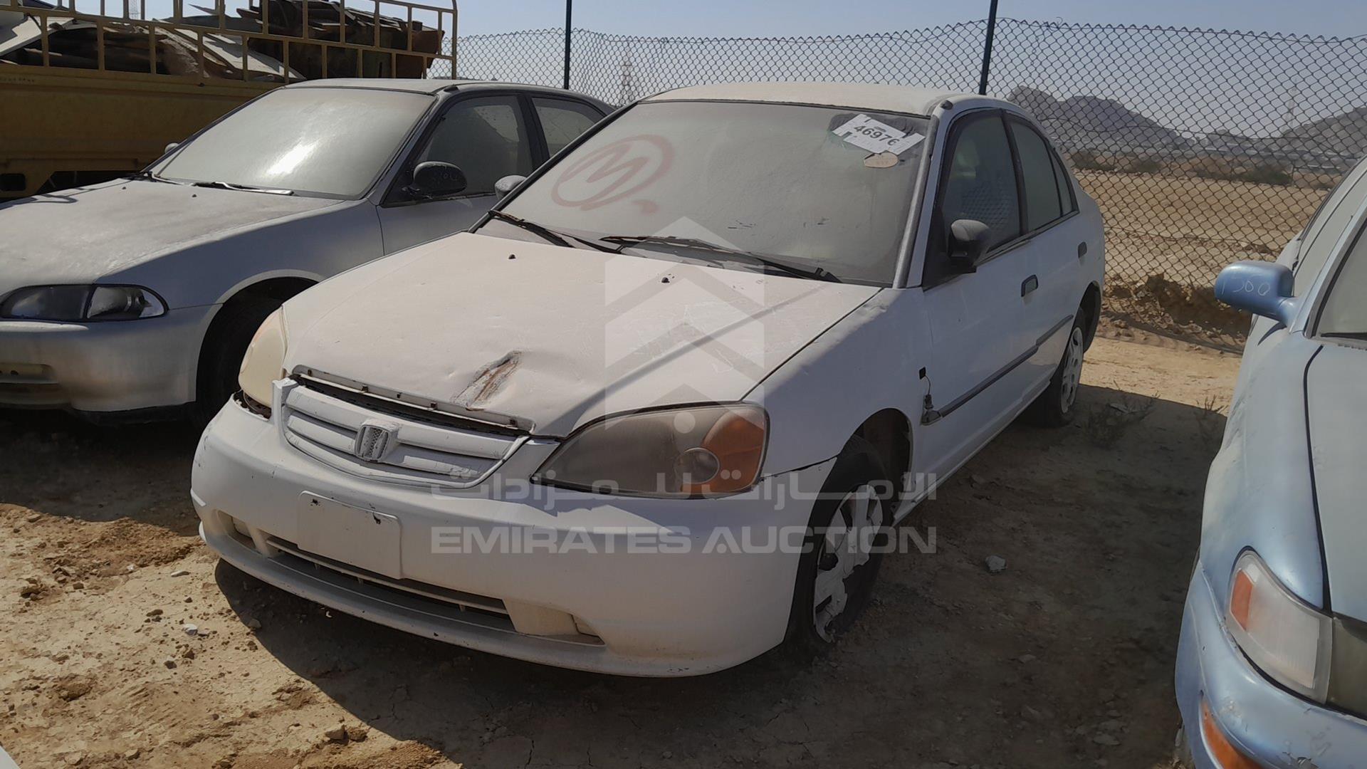 2001 HONDA CIVIC VIN: JHMES86371S402070