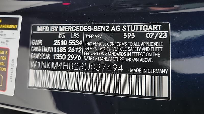 2024 MERCEDES GLC 300 VIN: W1NKM4HB2RU037494