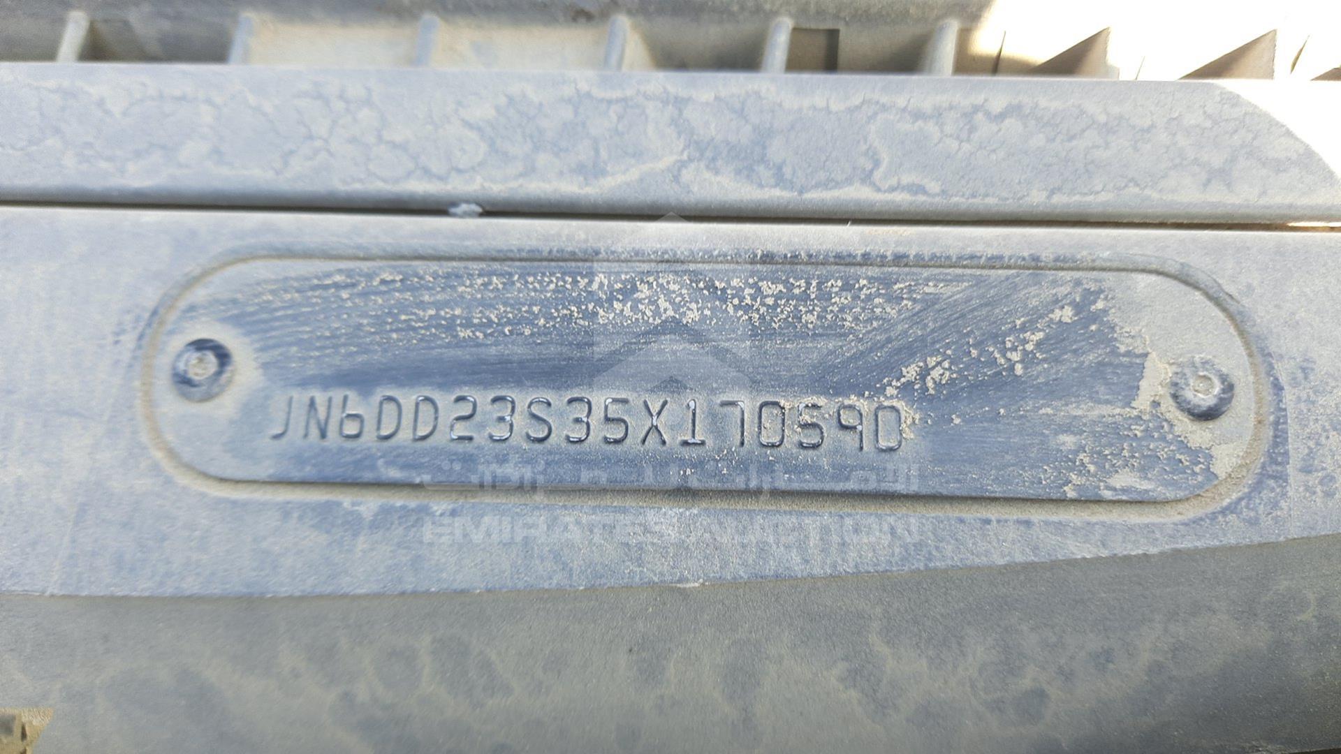 2005 NISSAN PICKUP VIN: JN6DD23S35X170590