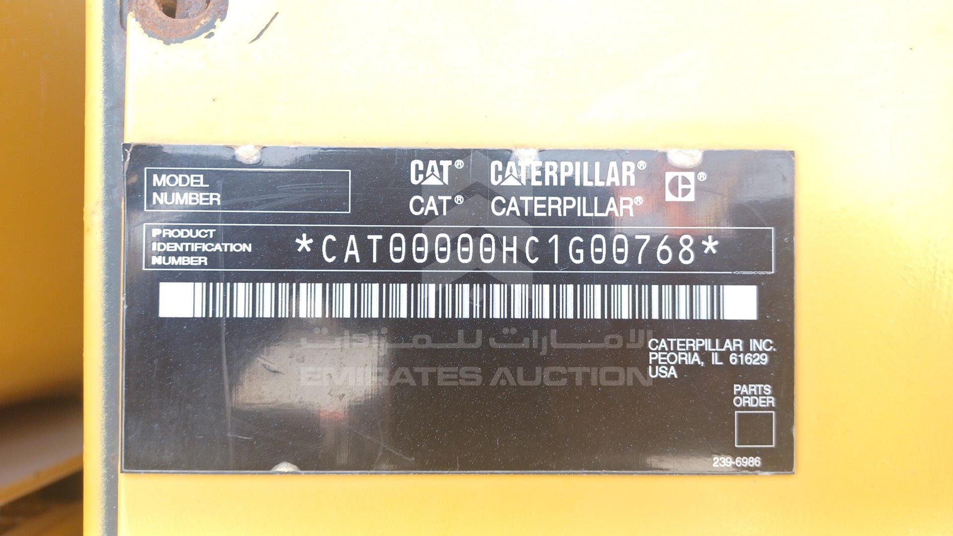 0 GENERATOR CATERPILLAR 500KVA VIN: CAT00000HC1G00768