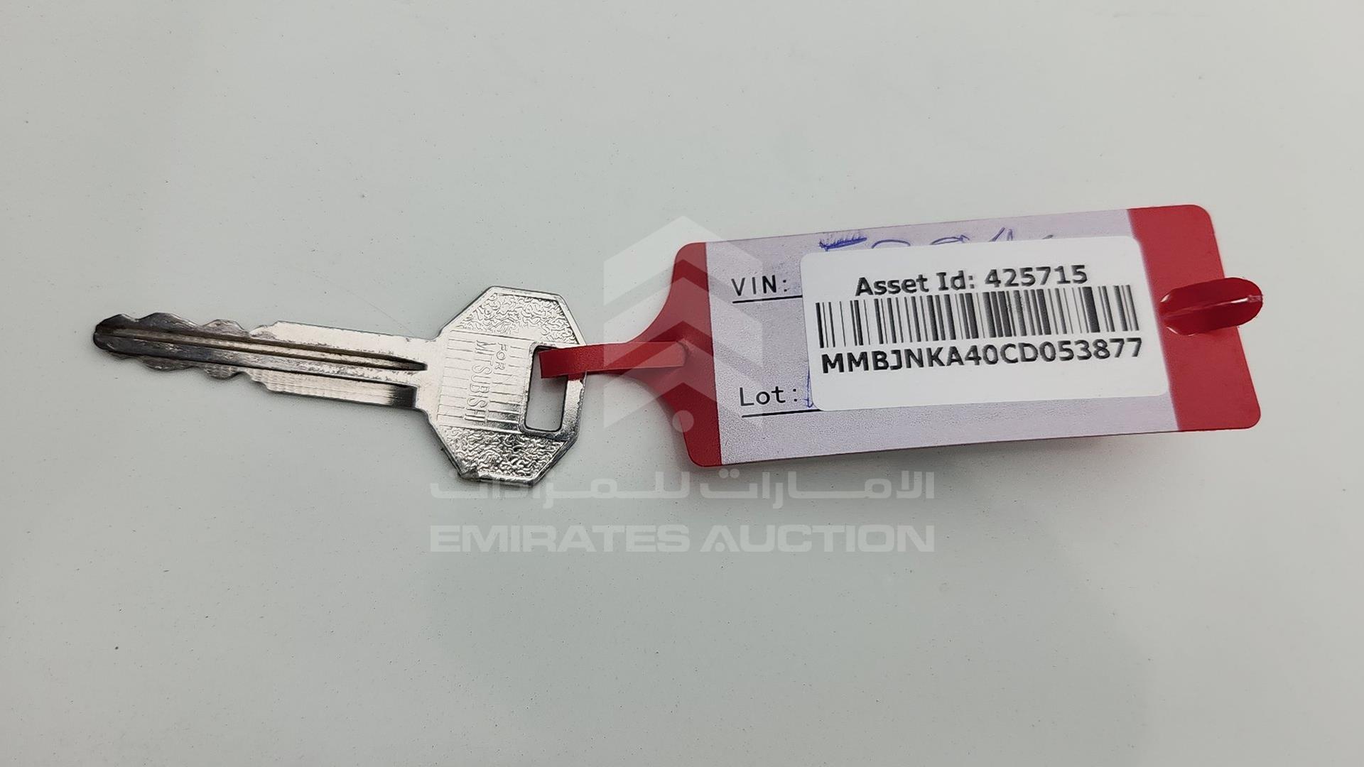 2012 MITSUBISHI L 200 VIN: MMBJNKA40CD053877