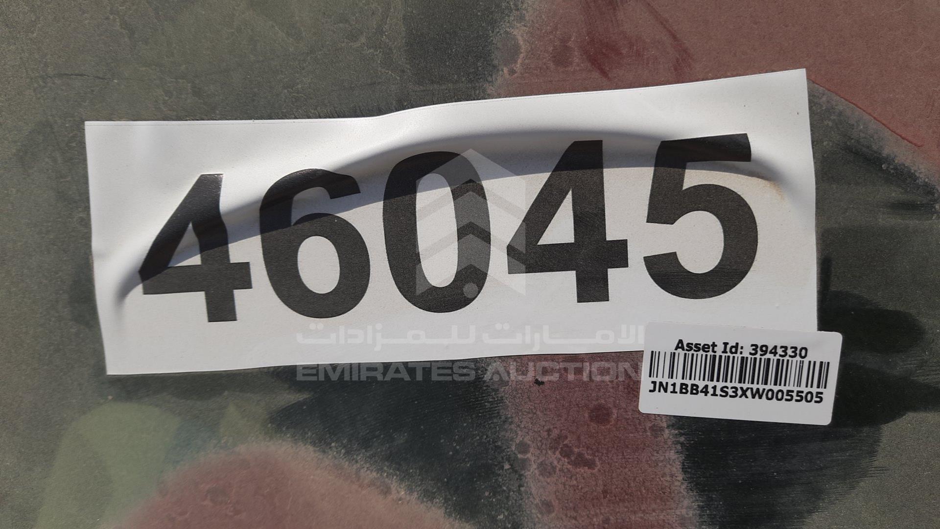1999 NISSAN SUNNY VIN: JN1BB41S3XW005505