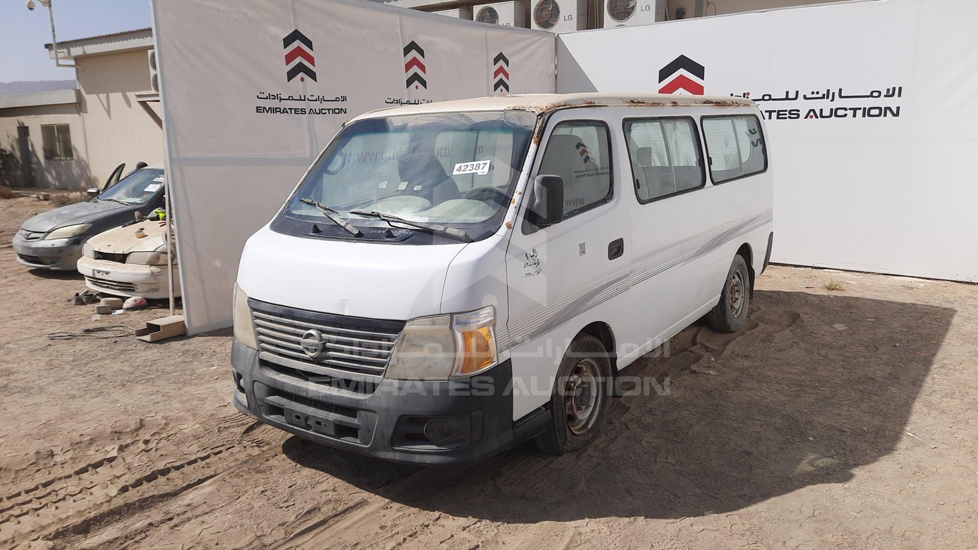 2010 NISSAN URVAN VIN: JN6AE54S5AX021415