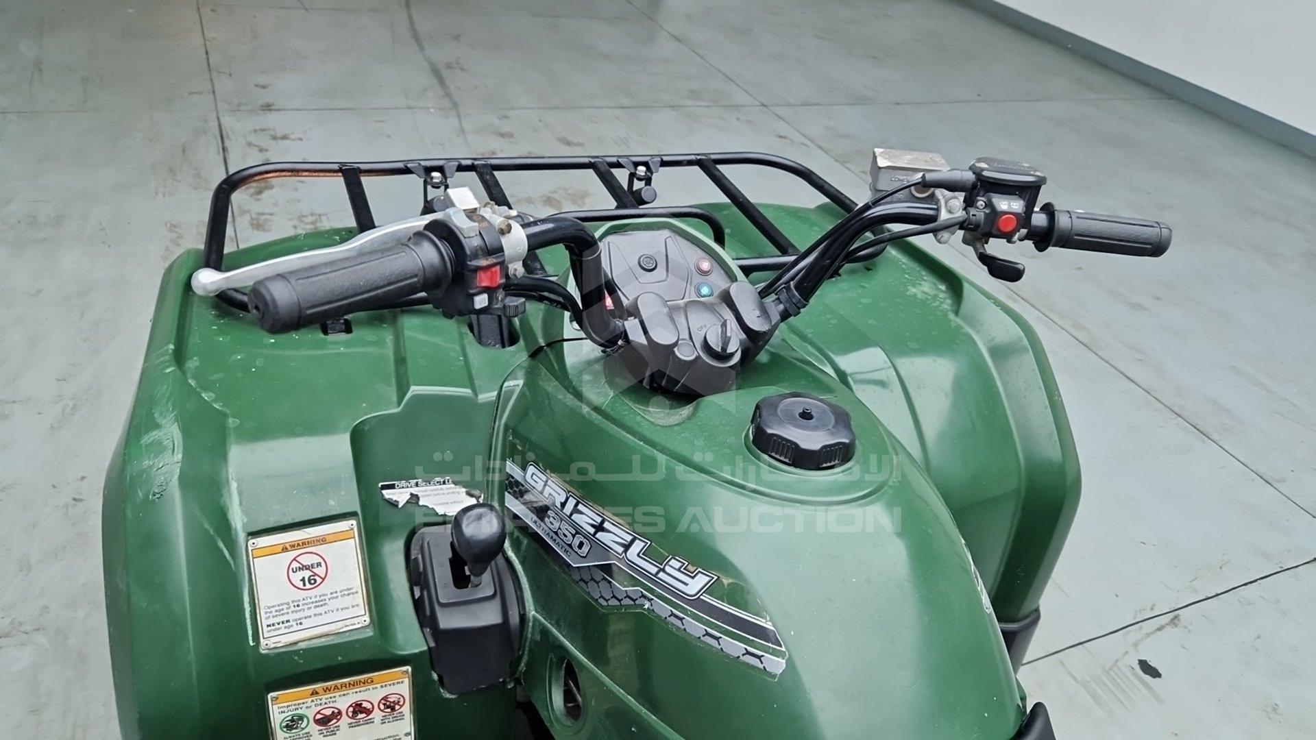 0 YAMAHA GRIZZLY 350 VIN: 5Y4AH30Y9EA016940