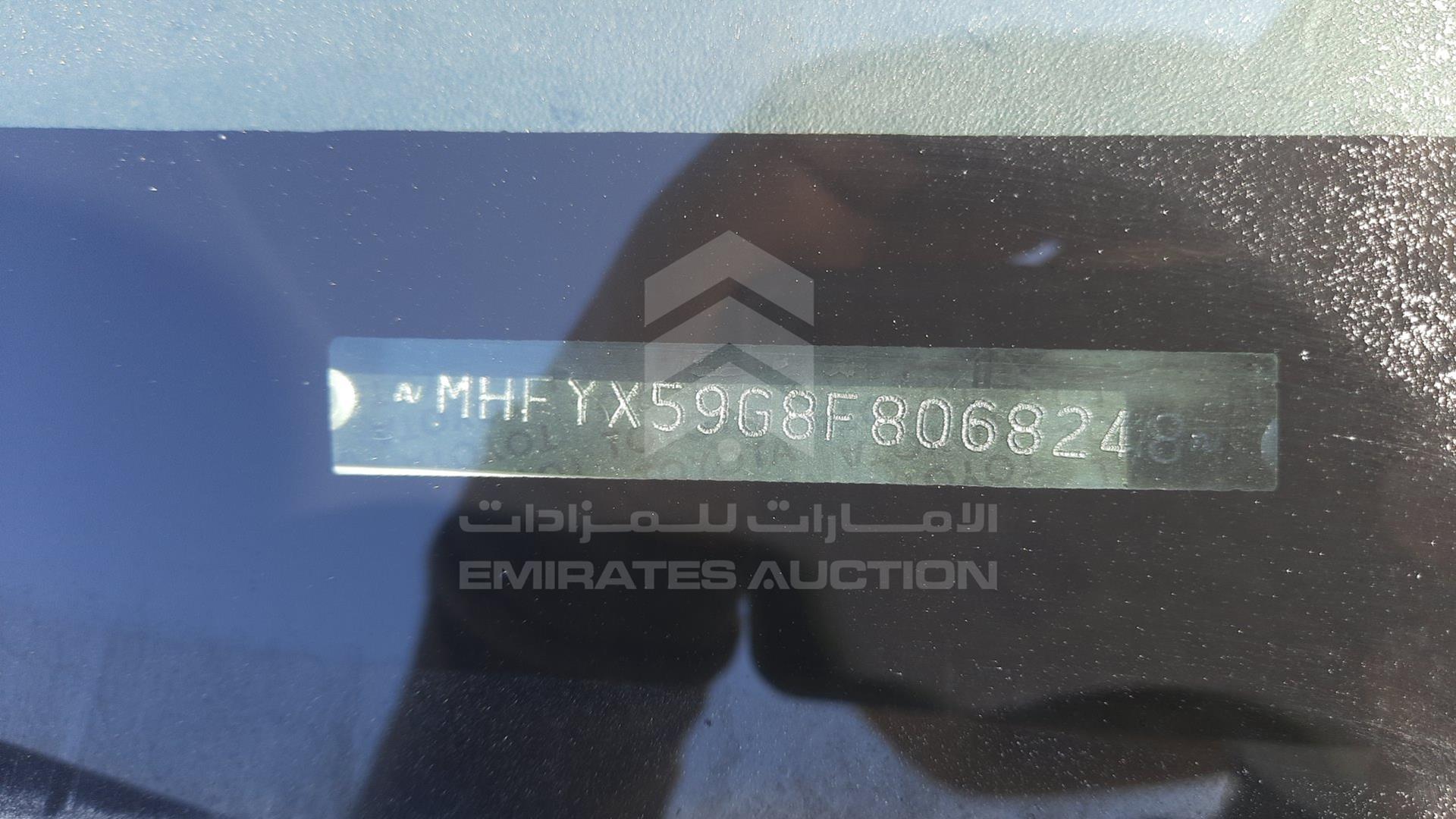 2015 TOYOTA FORTUNER VIN: MHFYX59G8F8068248