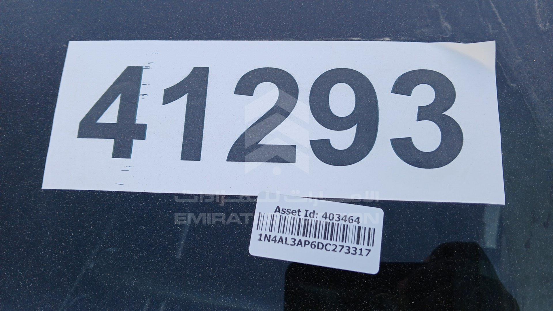 2013 NISSAN ALTIMA VIN: 1N4AL3AP6DC273317