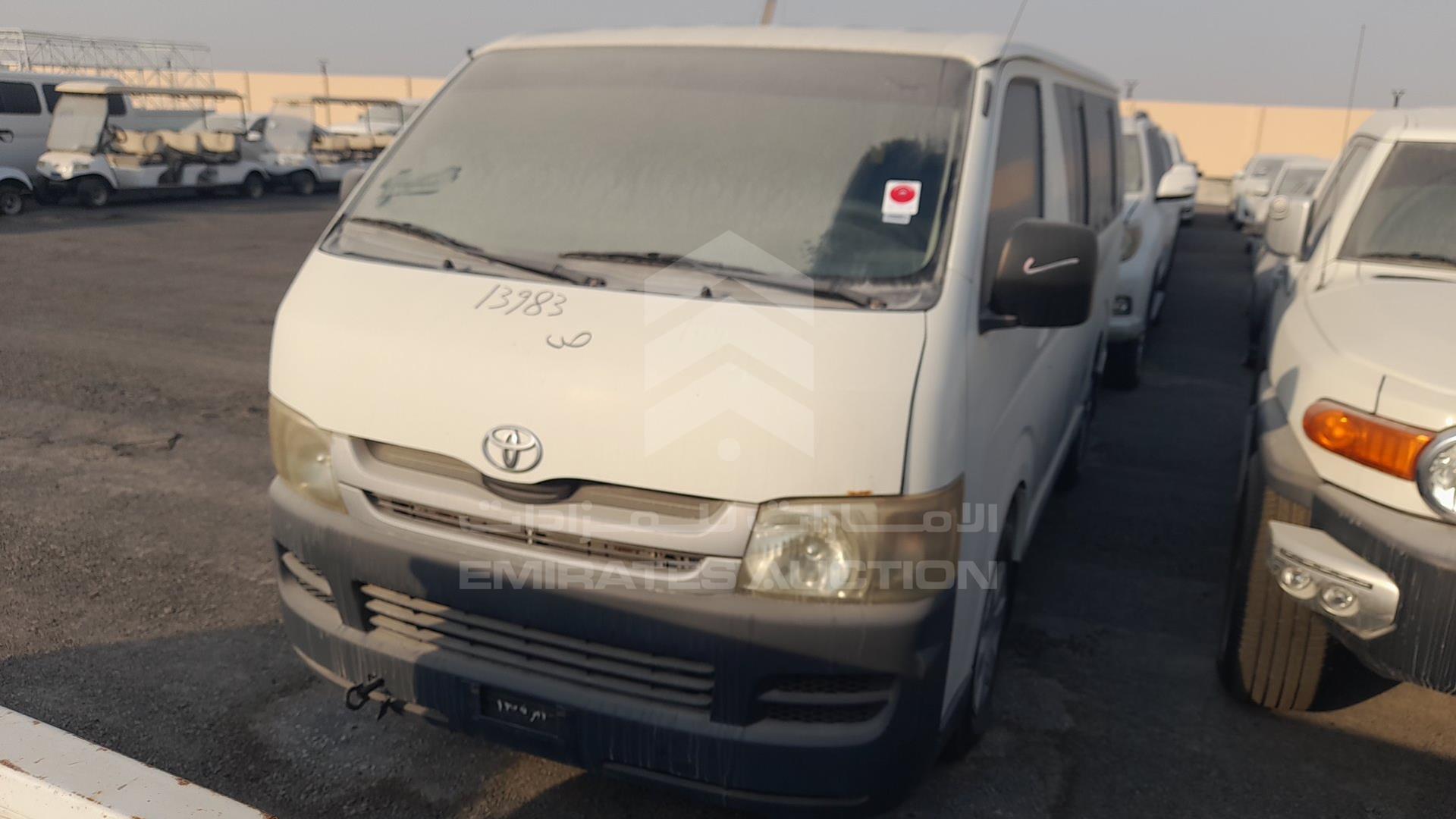 2010 TOYOTA HIACE VIN: JTGJX02P6A5016673