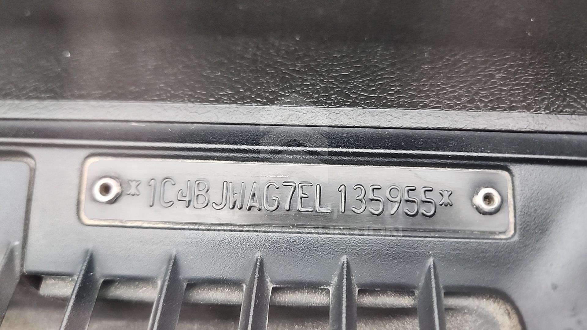 2014 JEEP WRANGLER / VIN: 1C4BJWAG7EL135955