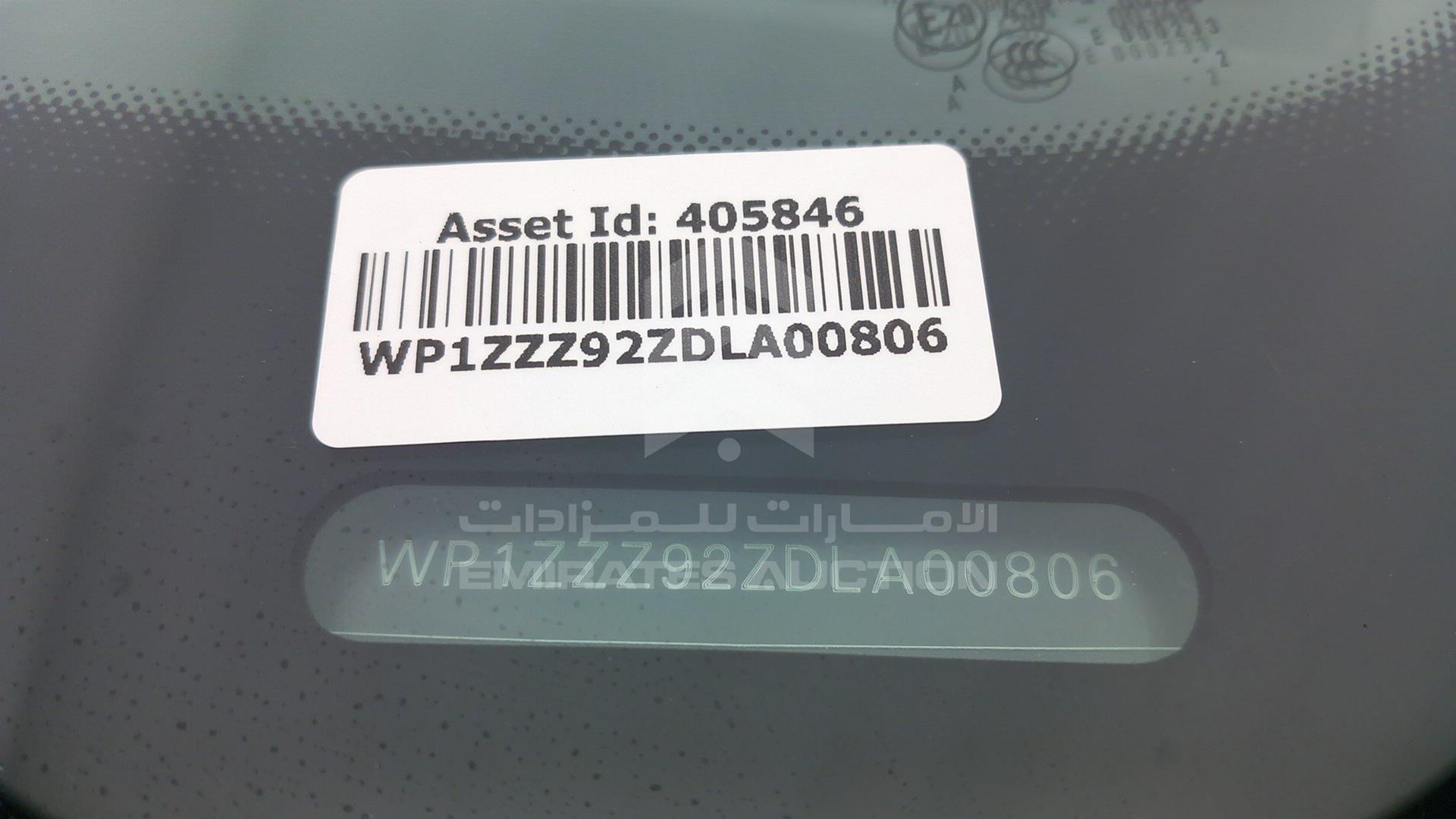 2013 PORSCHE CAYENNE VIN: WP1ZZZ92ZDLA00806