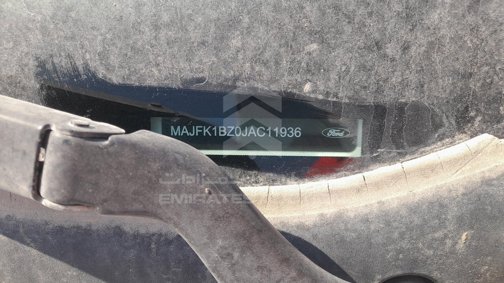 2018 FORD ECOSPORT VIN: MAJFK1BZ0JAC11936