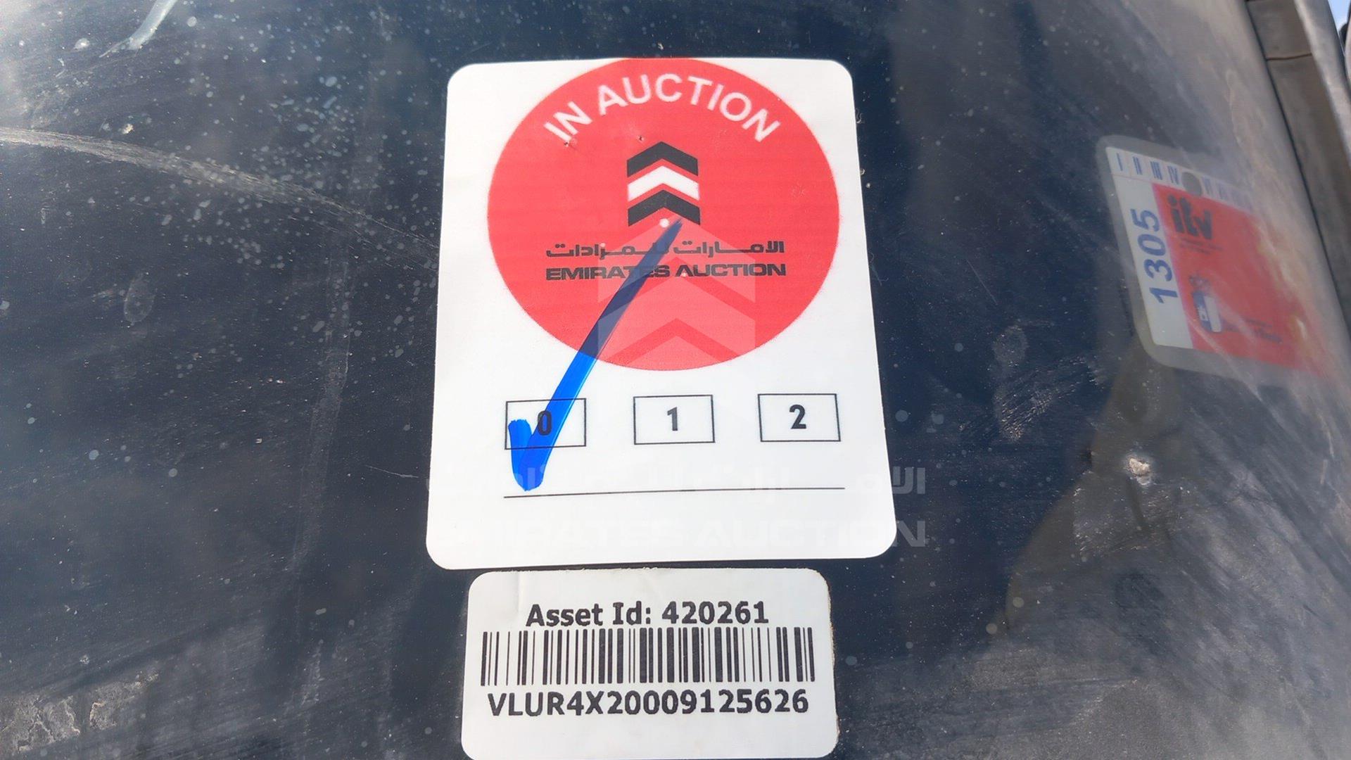 0 SCANIA R480 VIN: VLUR4X20009125626