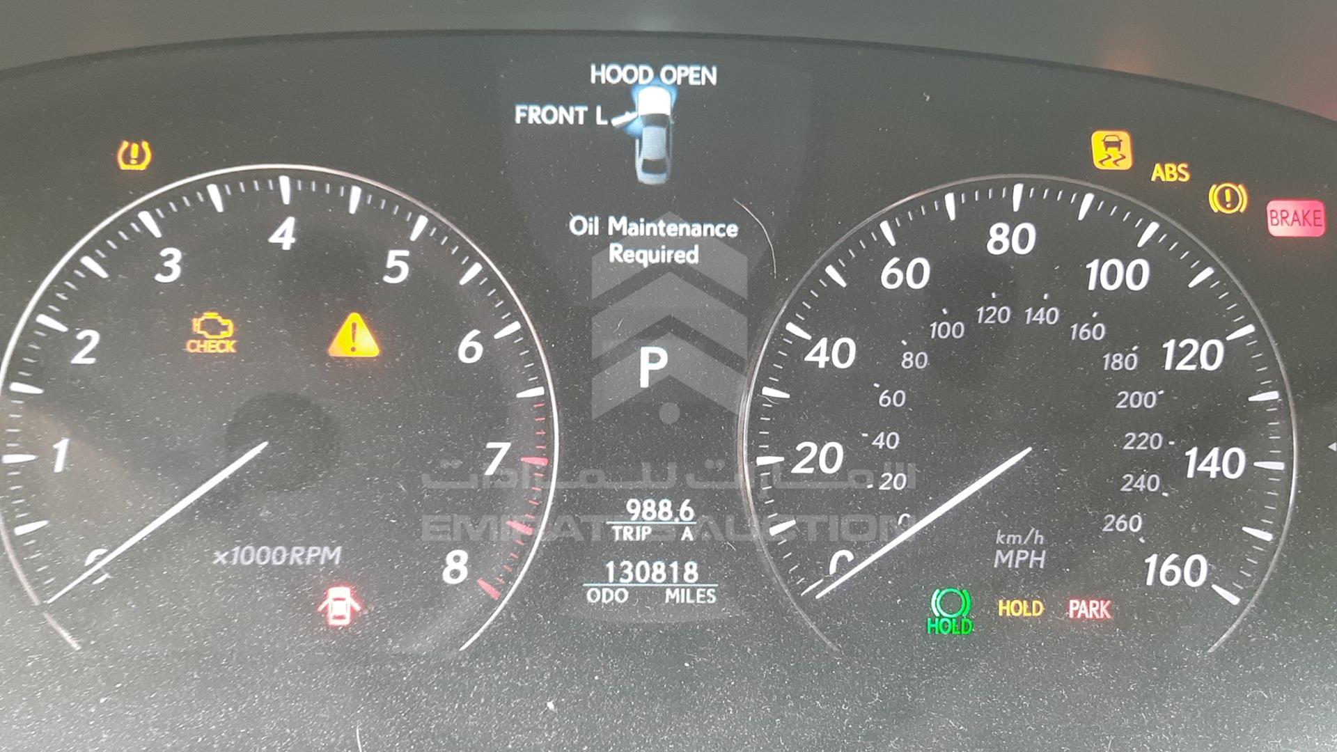 2009 LEXUS LS 460 VIN: JTHBL46F995089164