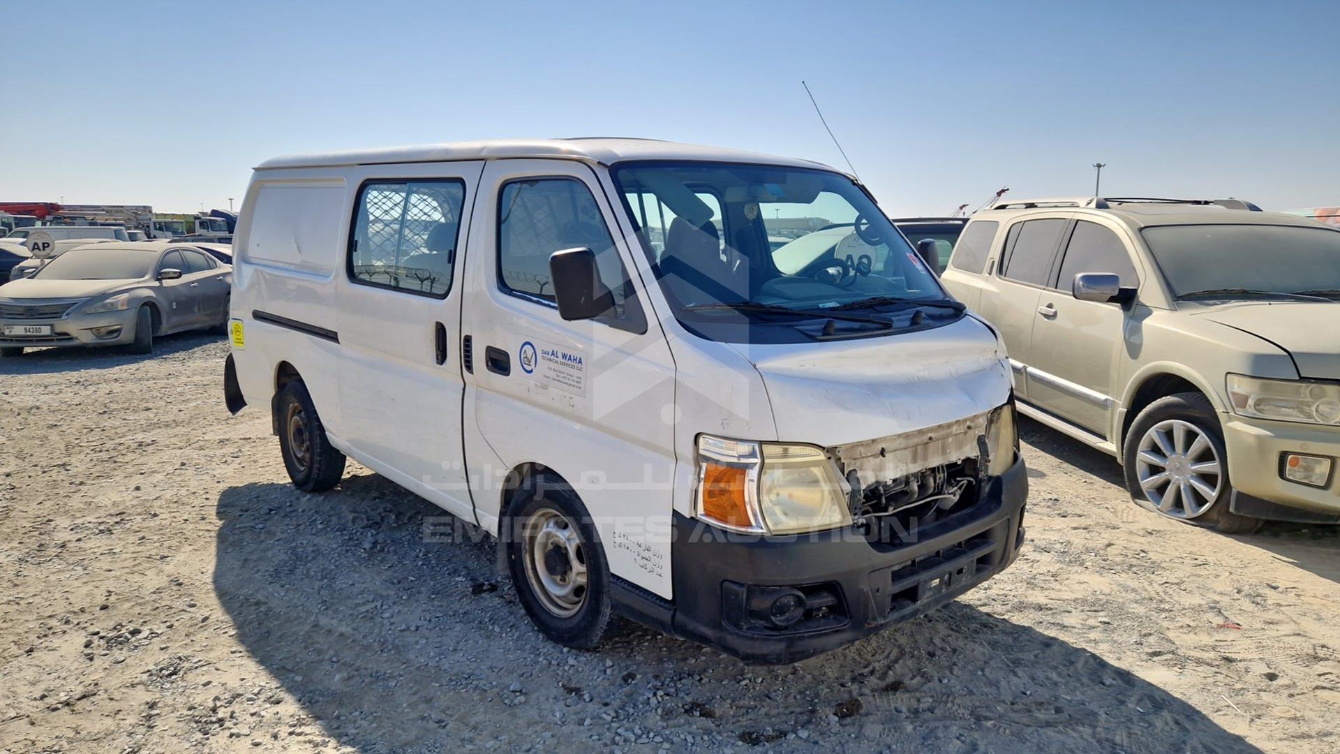 2012 NISSAN URVAN VIN: JN6AE52S2CX116469