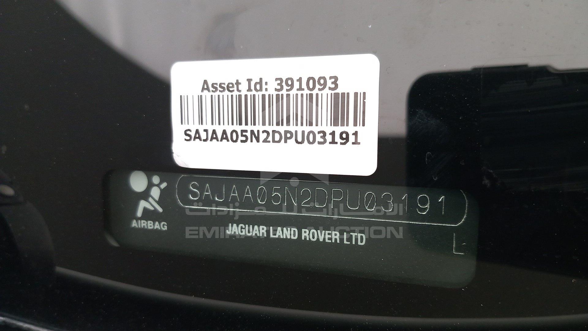 2013 JAGUAR XF VIN: SAJAA05N2DPU03191