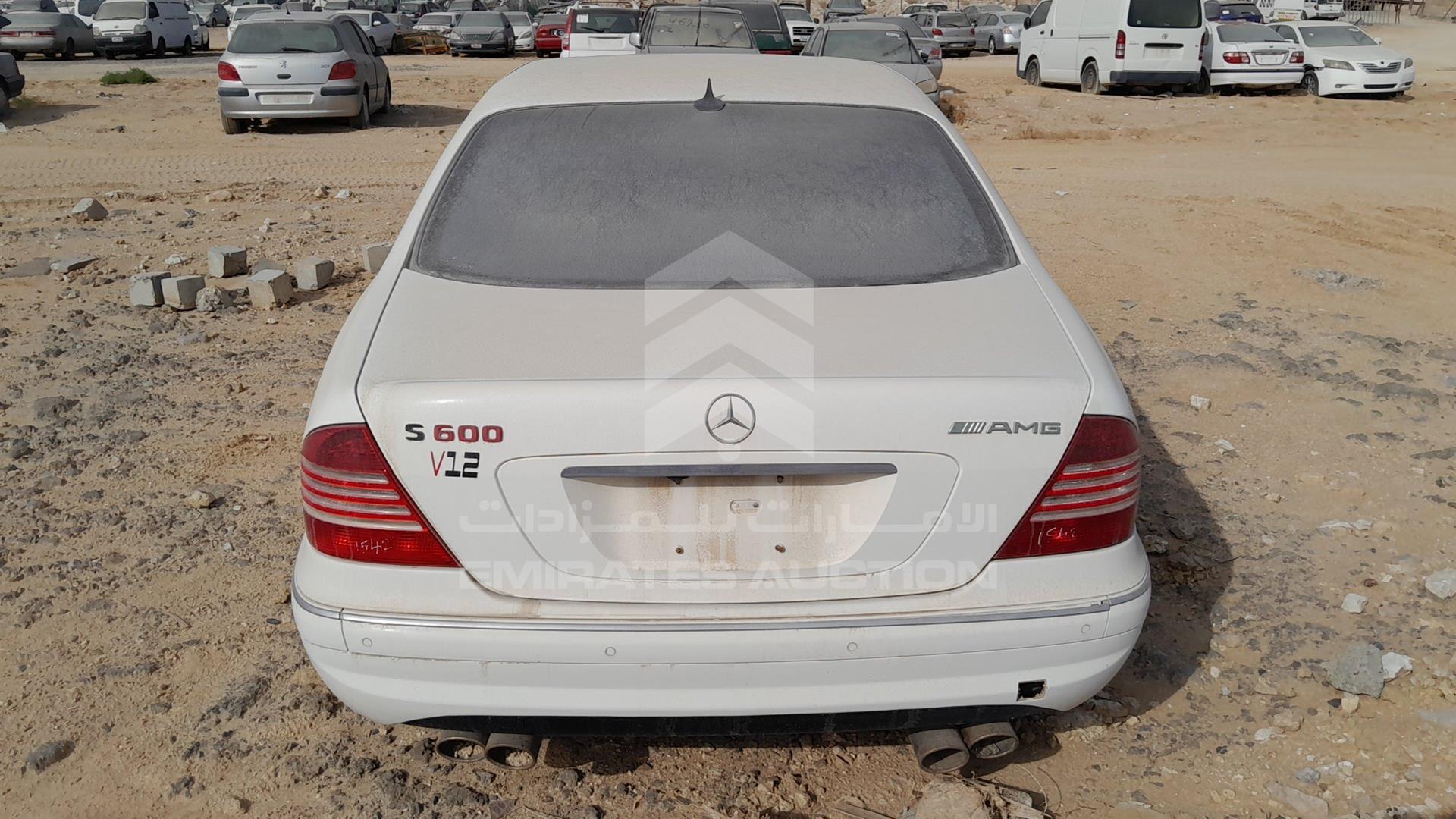 0 MERCEDES S 600 VIN: WDB2201761A341023