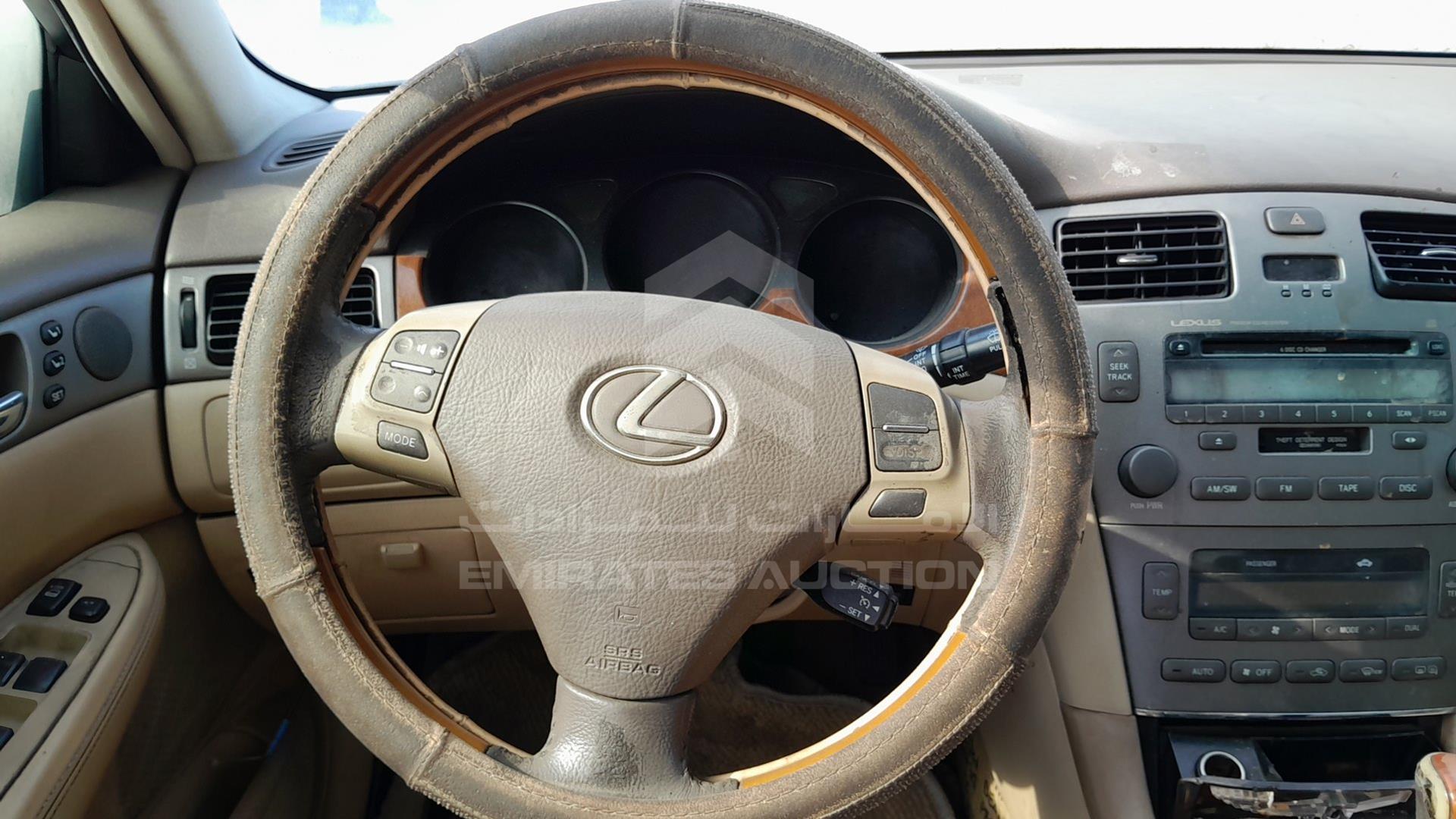 2006 LEXUS ES 300 VIN: JTHBF30GX66033832