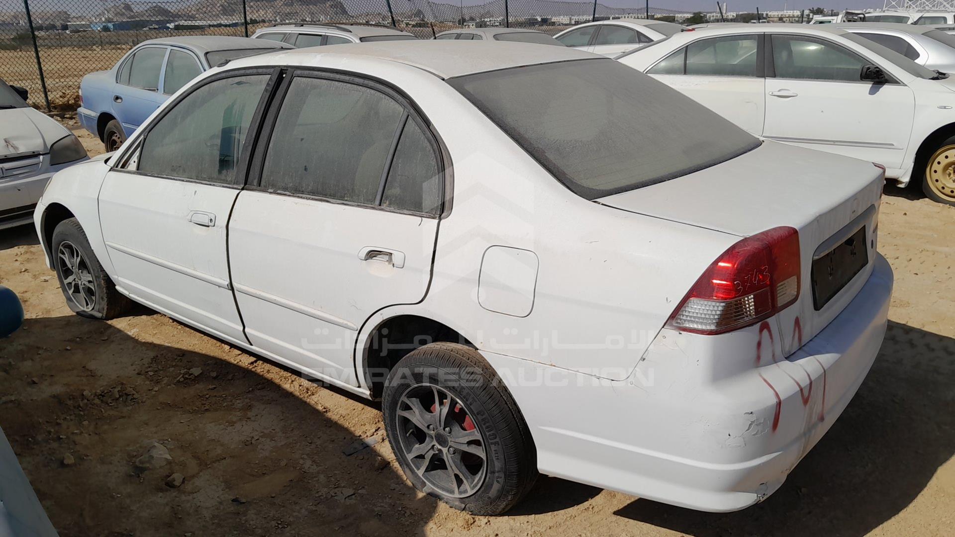 2003 HONDA CIVIC VIN: JHMES865X3S408918