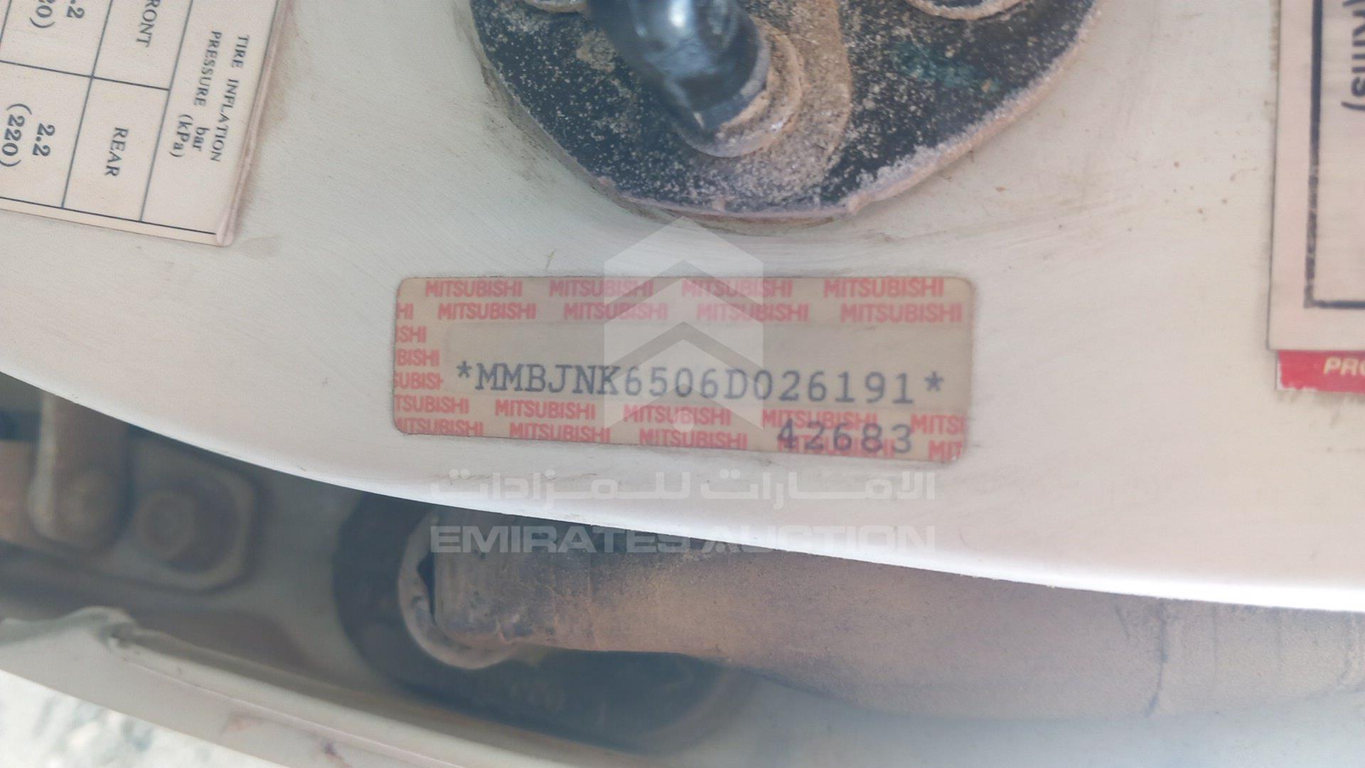2006 MITSUBISHI L 200 VIN: MMBJNK6506D026191