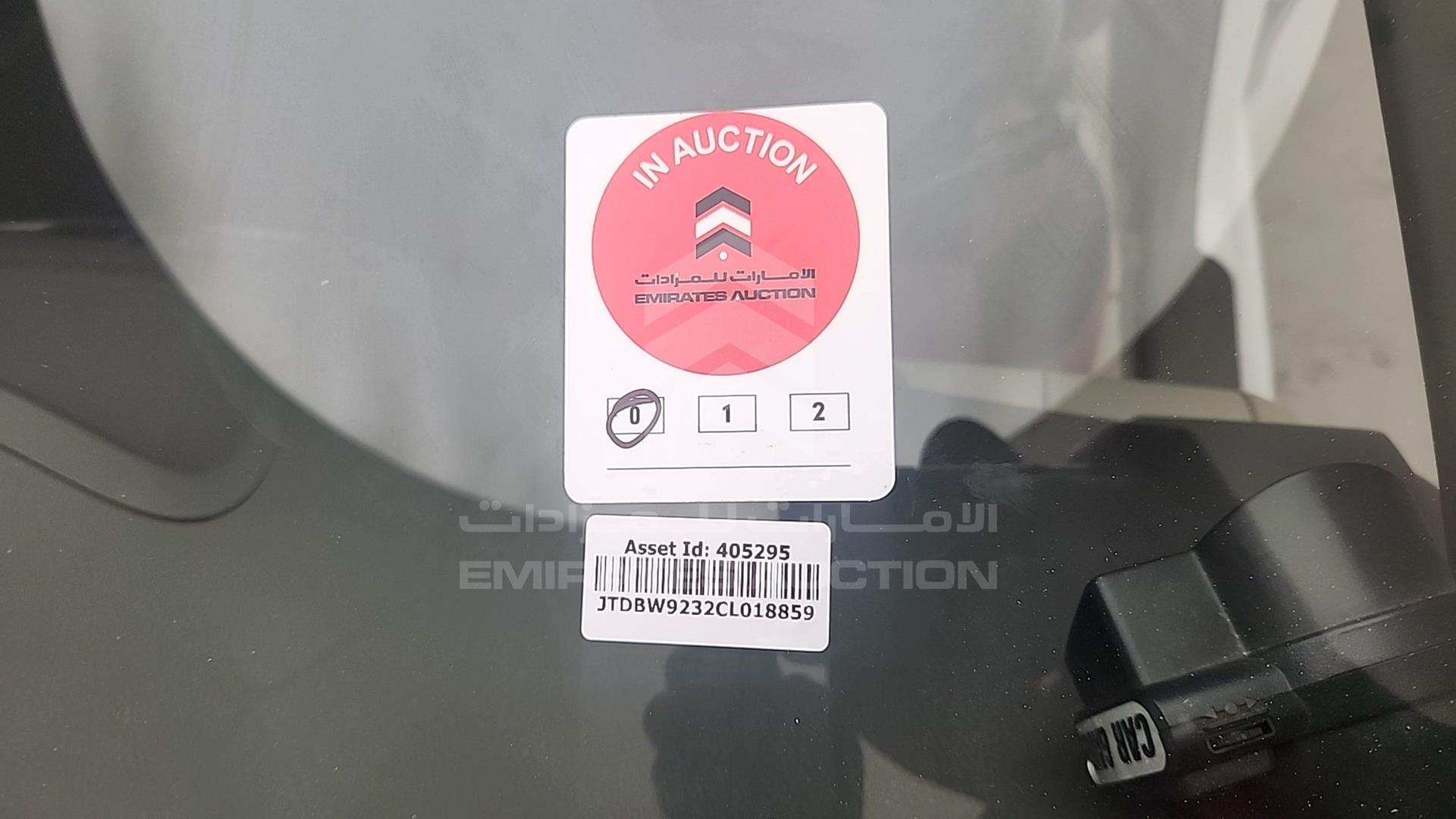 2012 TOYOTA YARIS VIN: JTDBW9232CL018859