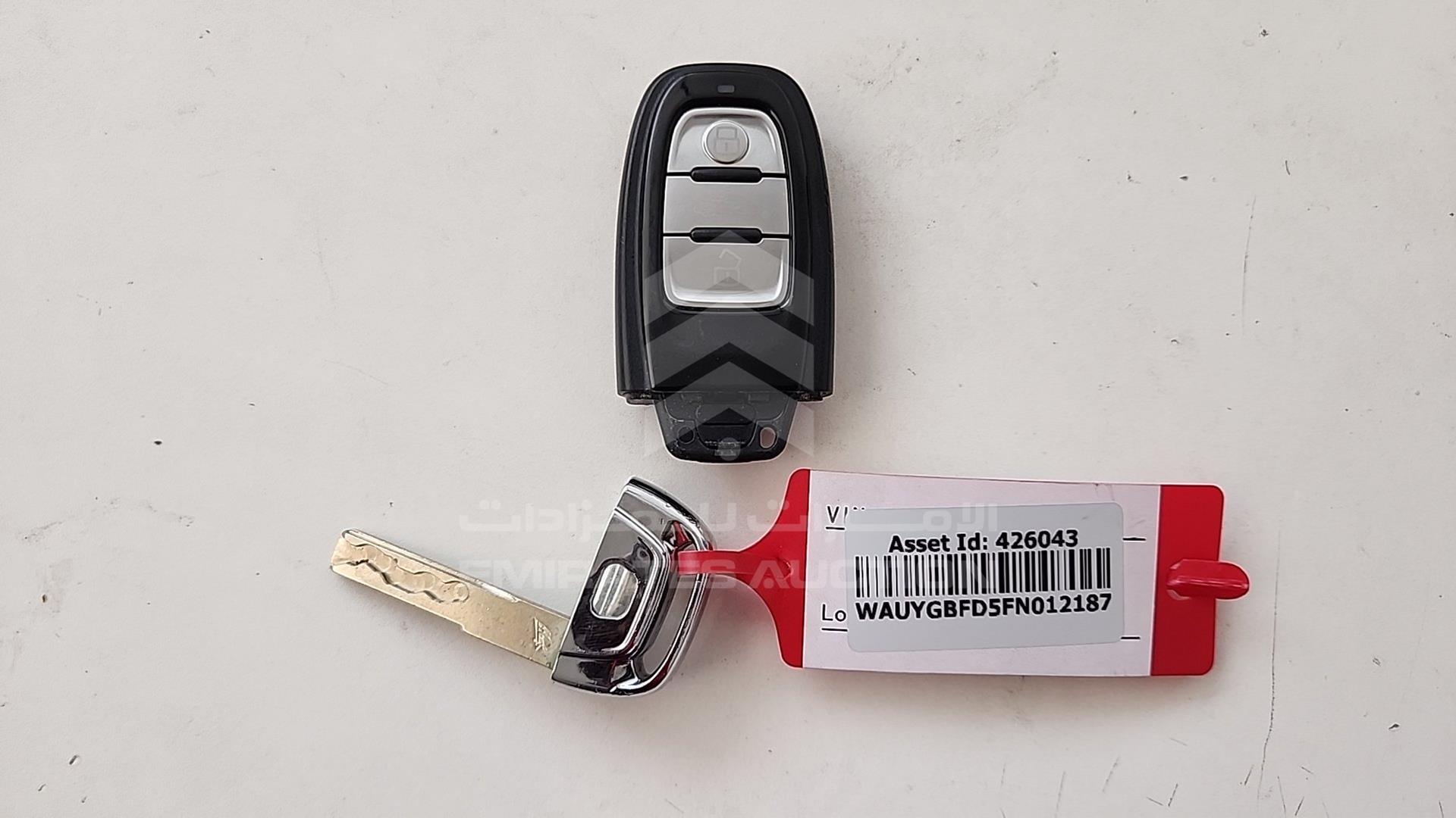 2015 AUDI A8 VIN: WAUYGBFD5FN012187