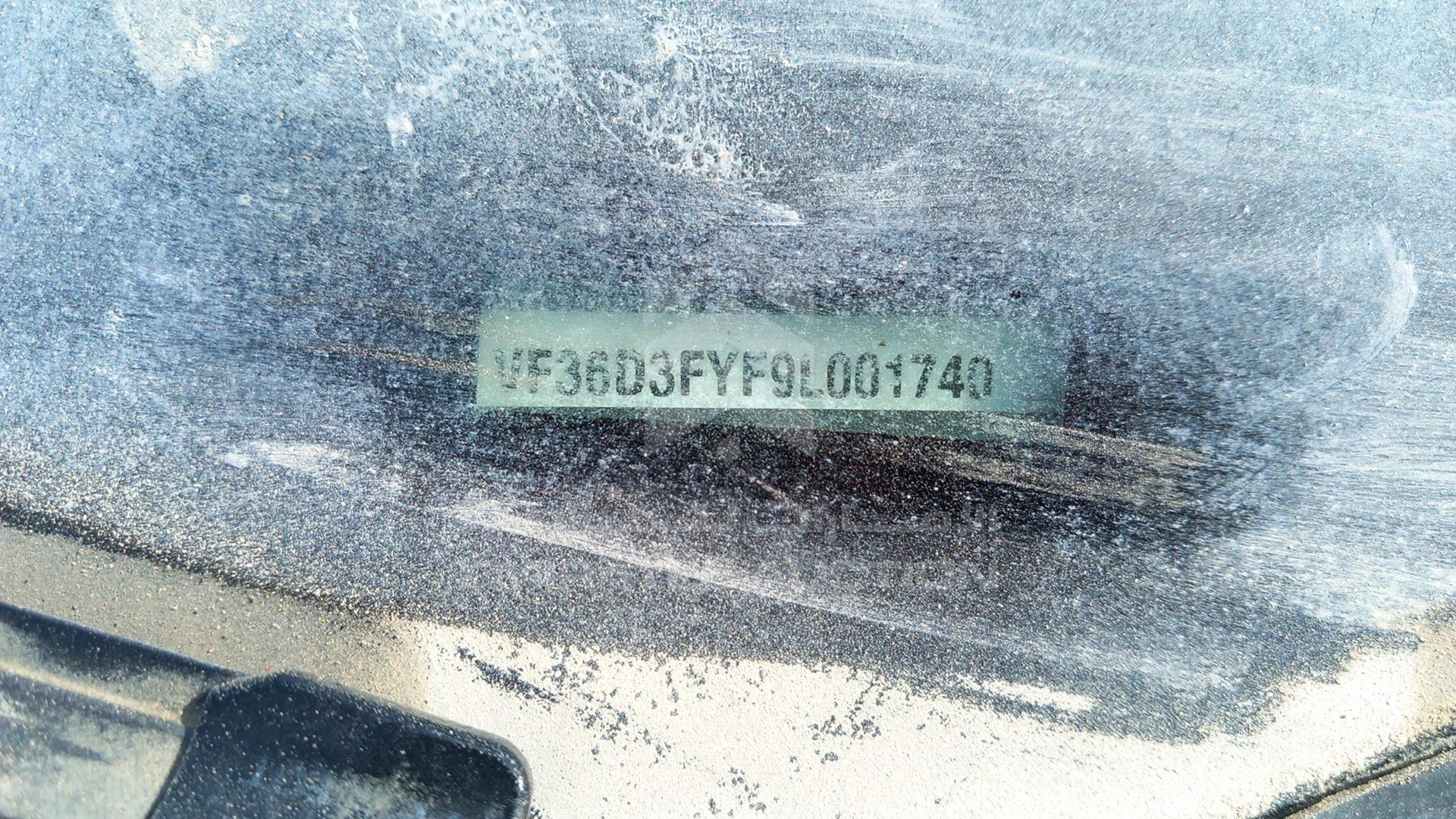 2009 PEUGEOT 407 VIN: VF36D3FYF9L001740