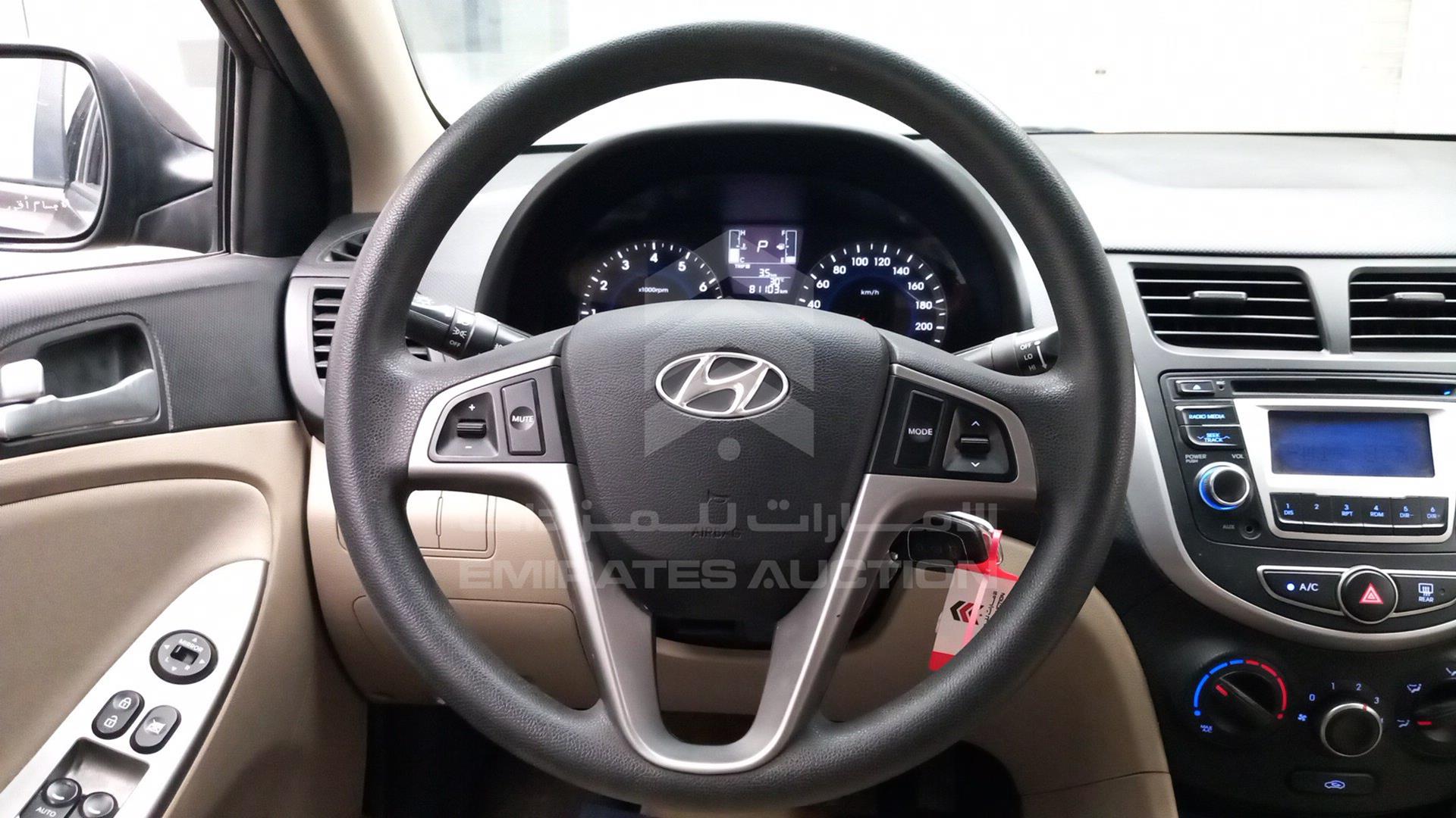 2016 HYUNDAI ACCENT VIN: KMHCT41D1GU909697