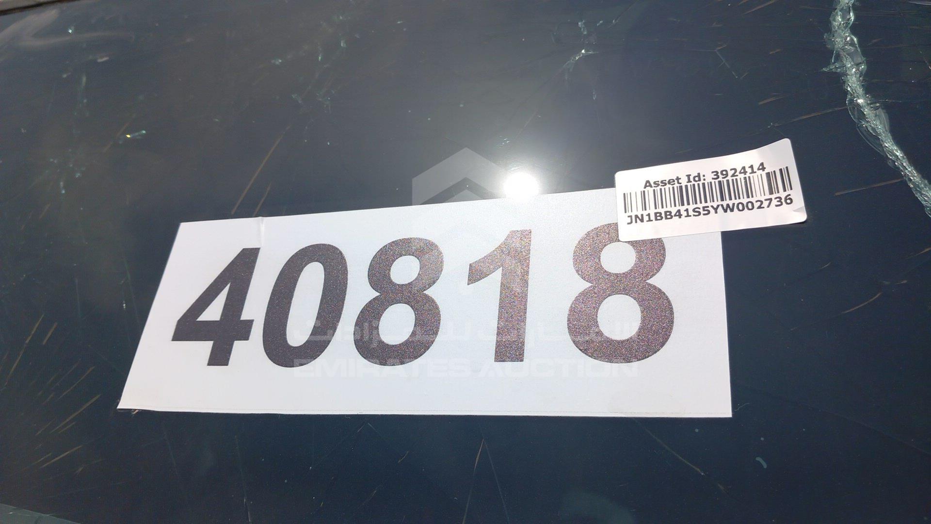 2000 NISSAN SUNNY VIN: JN1BB41S5YW002736