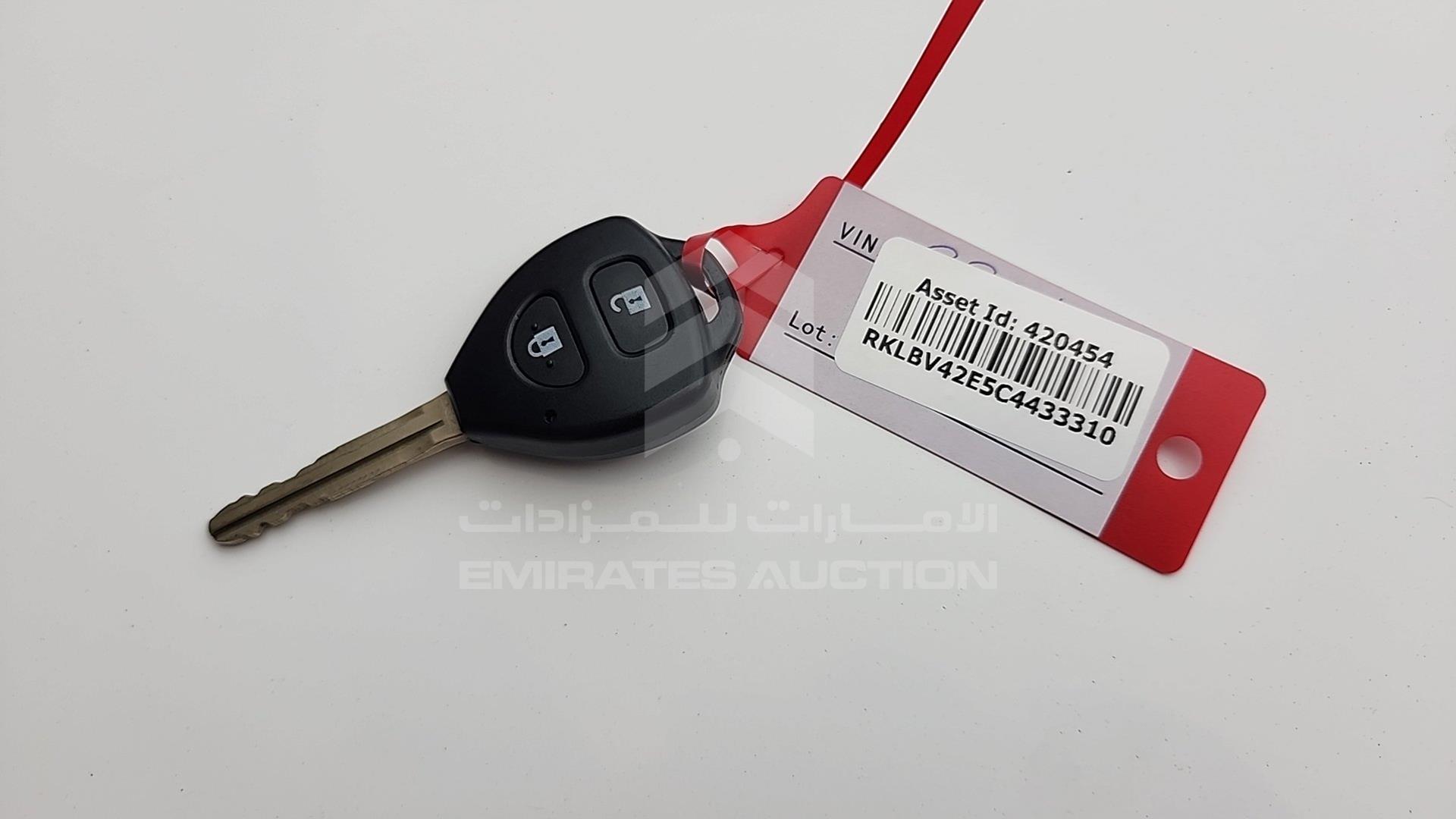2012 TOYOTA COROLLA VIN: RKLBV42E5C4433310