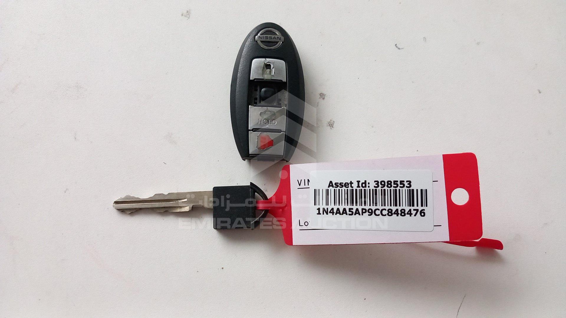 2012 NISSAN MAXIMA VIN: 1N4AA5AP9CC848476
