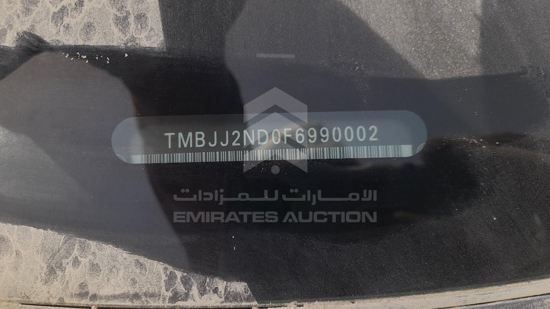 2015 SKODA YETI VIN: TMBJJ2ND0F6990002