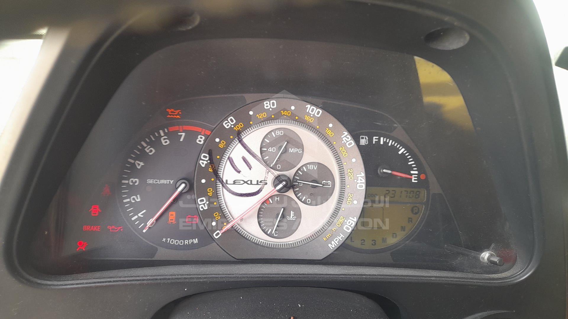 2005 LEXUS IS300 VIN: JTHBD192250096582
