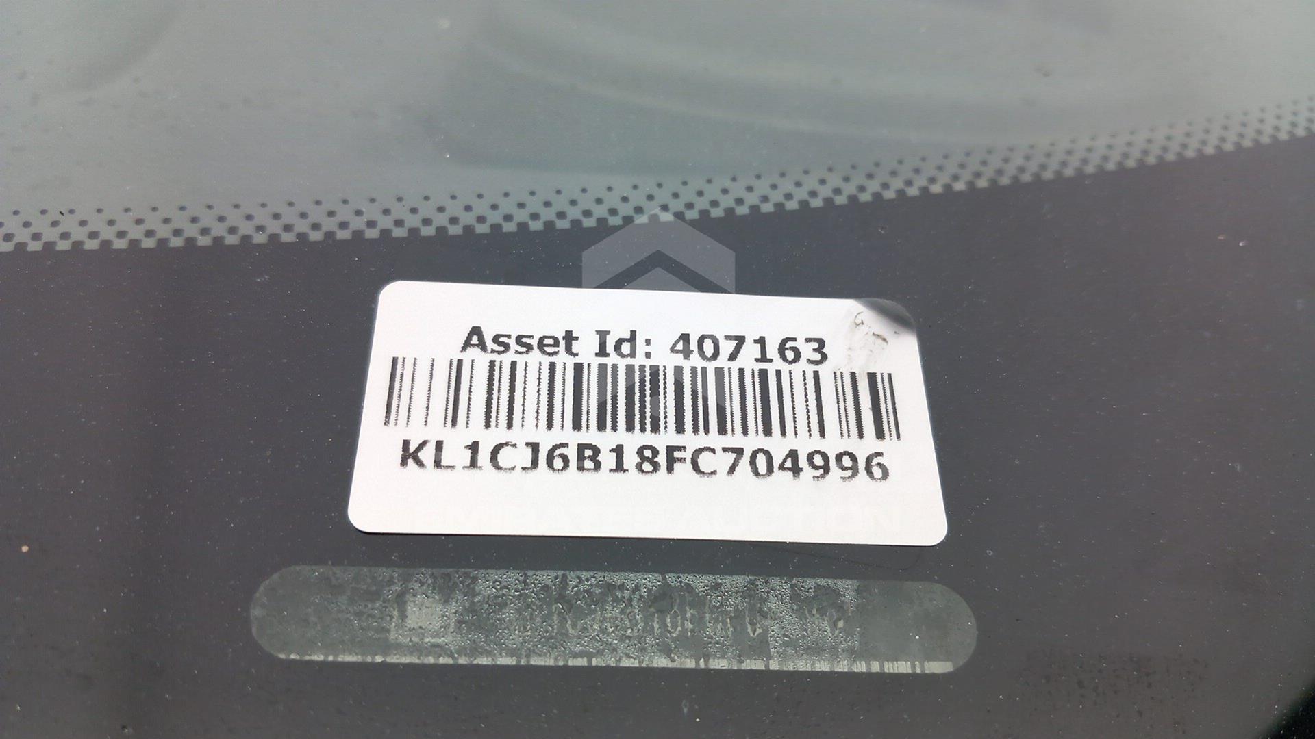 2015 CHEVROLET SPARK VIN: KL1CJ6B18FC704996