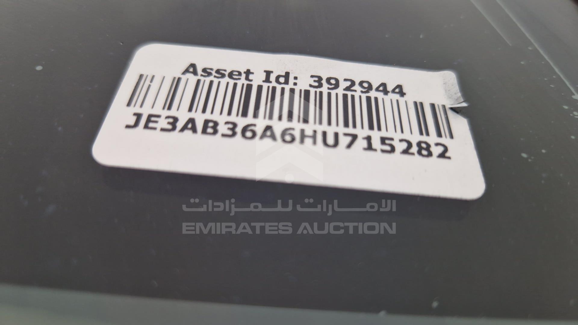 2017 MITSUBISHI LANCER VIN: JE3AB36A6HU715282