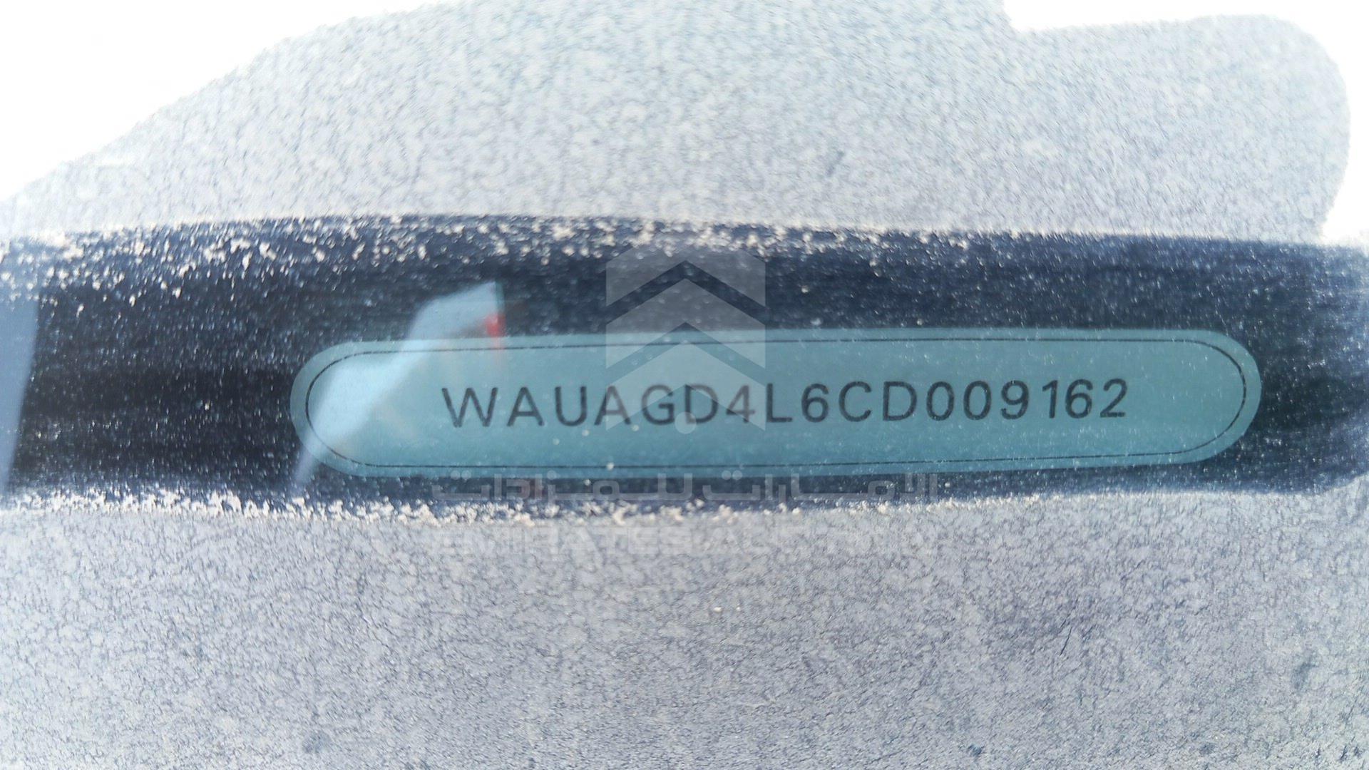 2012 AUDI Q7 VIN: WAUAGD4L6CD009162