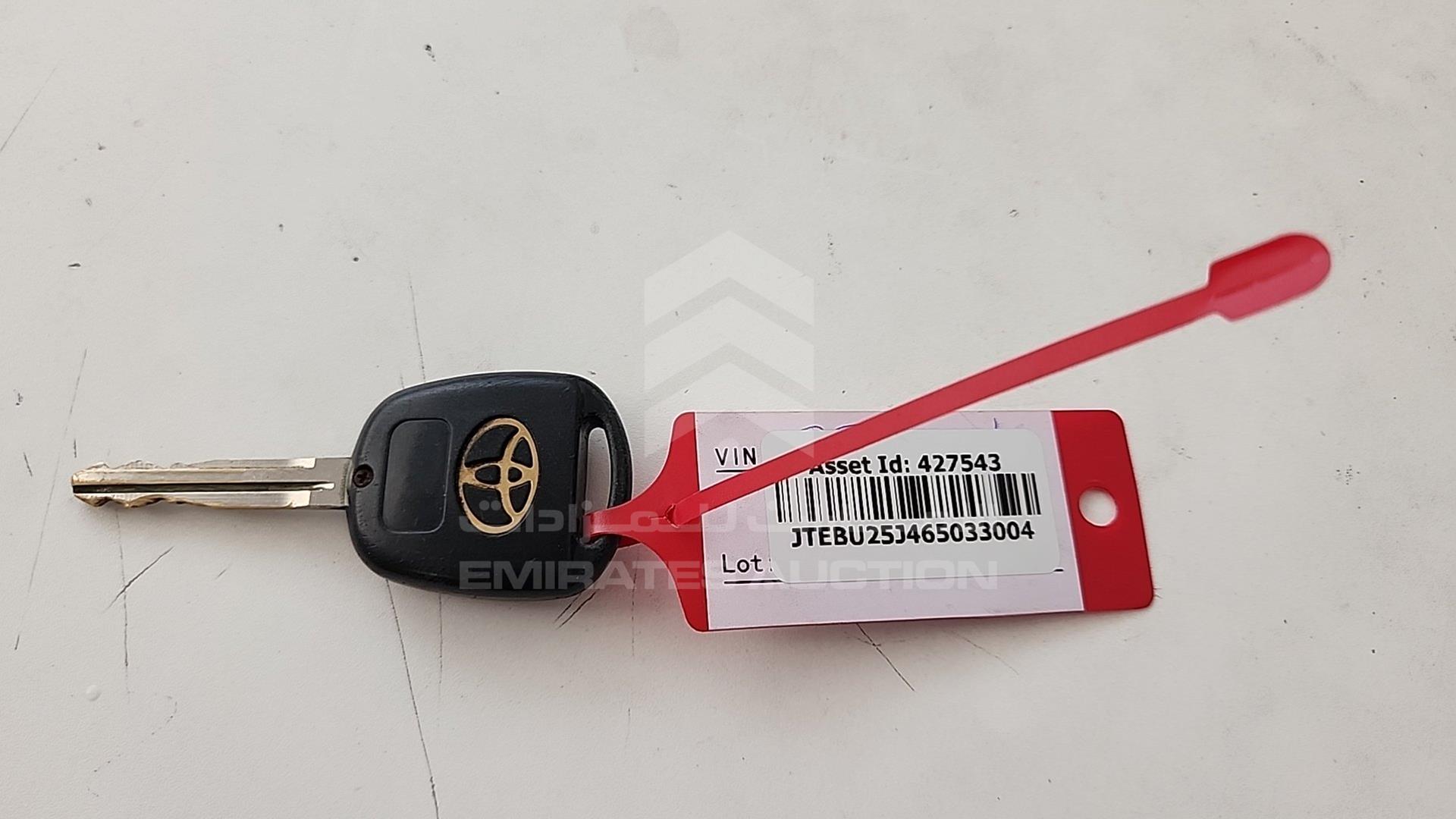 2006 TOYOTA PRADO VIN: JTEBU25J465033004