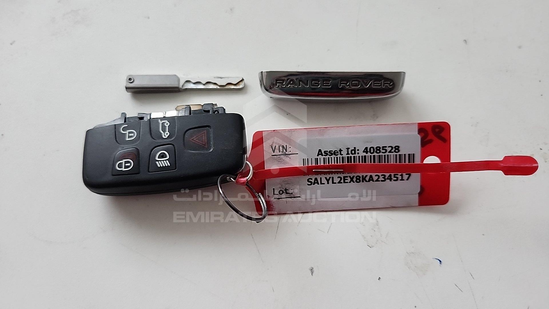 2019 RANGE ROVER VELAR VIN: SALYL2EX8KA234517