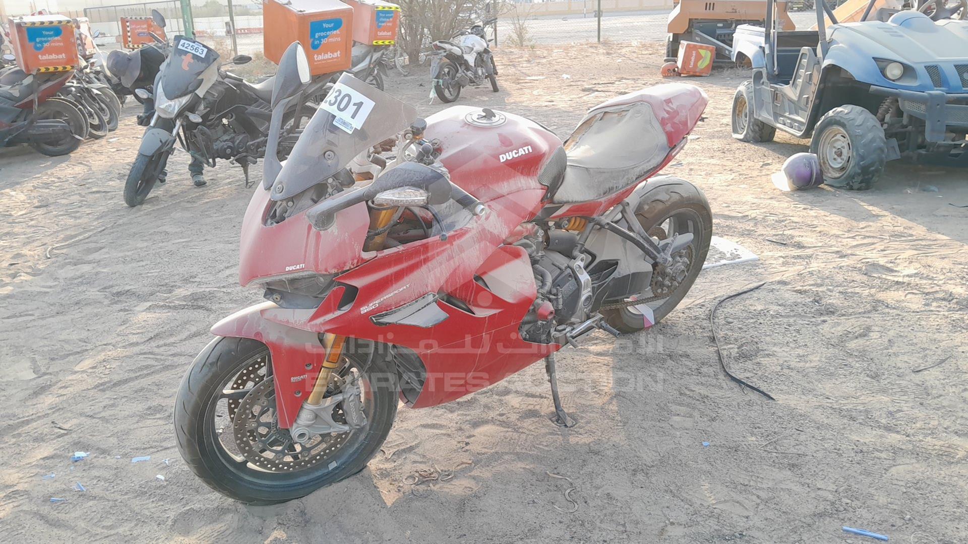 2021 DUCATI SUPER SPORT VIN: ZDM1V00AAMB000768